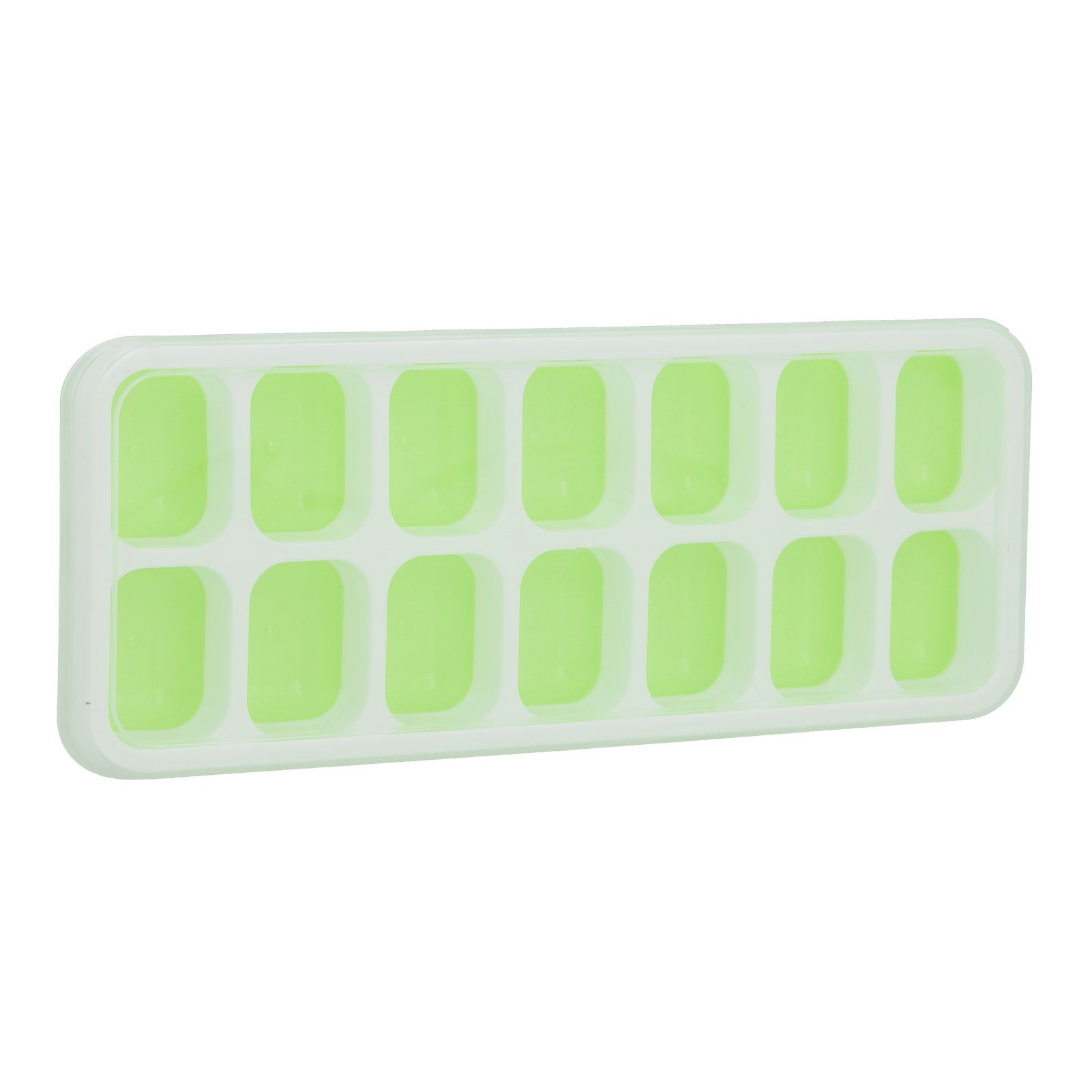 Ice Cube Tray Food Grade Plastic Silicone Ice Mold with Removable Lid for view 8