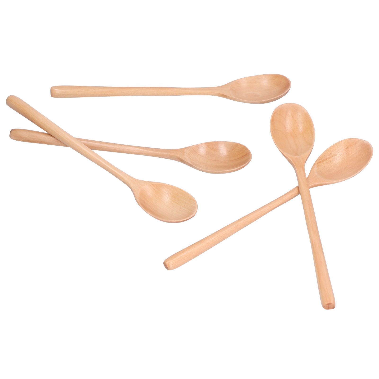 5Pcs Long Handle Rice Spoon Honey Stirring Spoon Kitchen Utensil for No Stick view 7