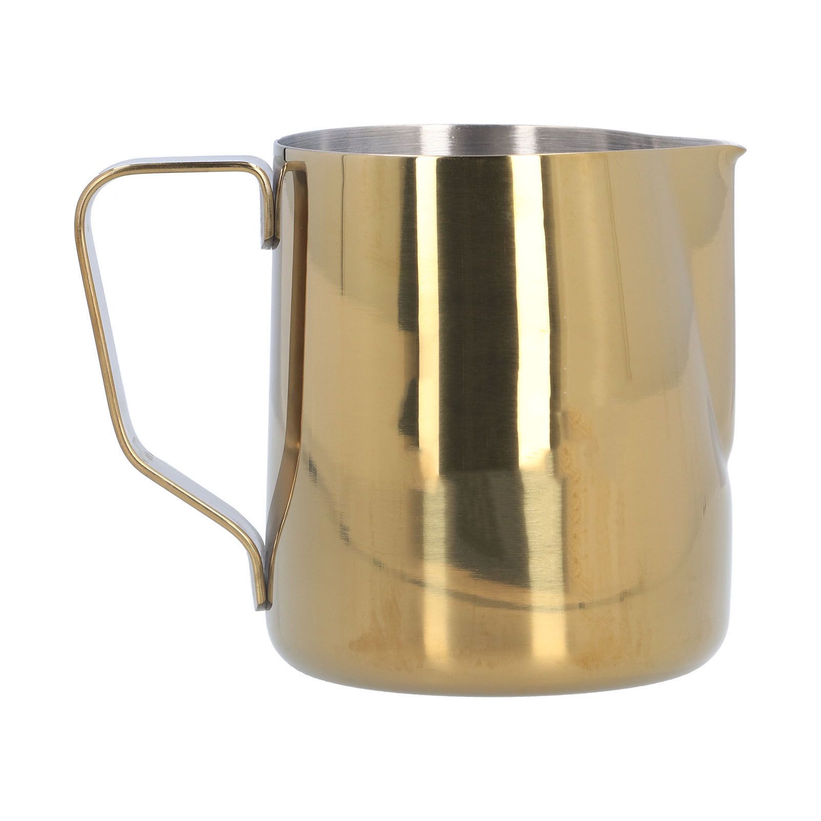304 Stainless Steel Milk Frothing Pitcher with Inner Scale Pointed Mouth view 5