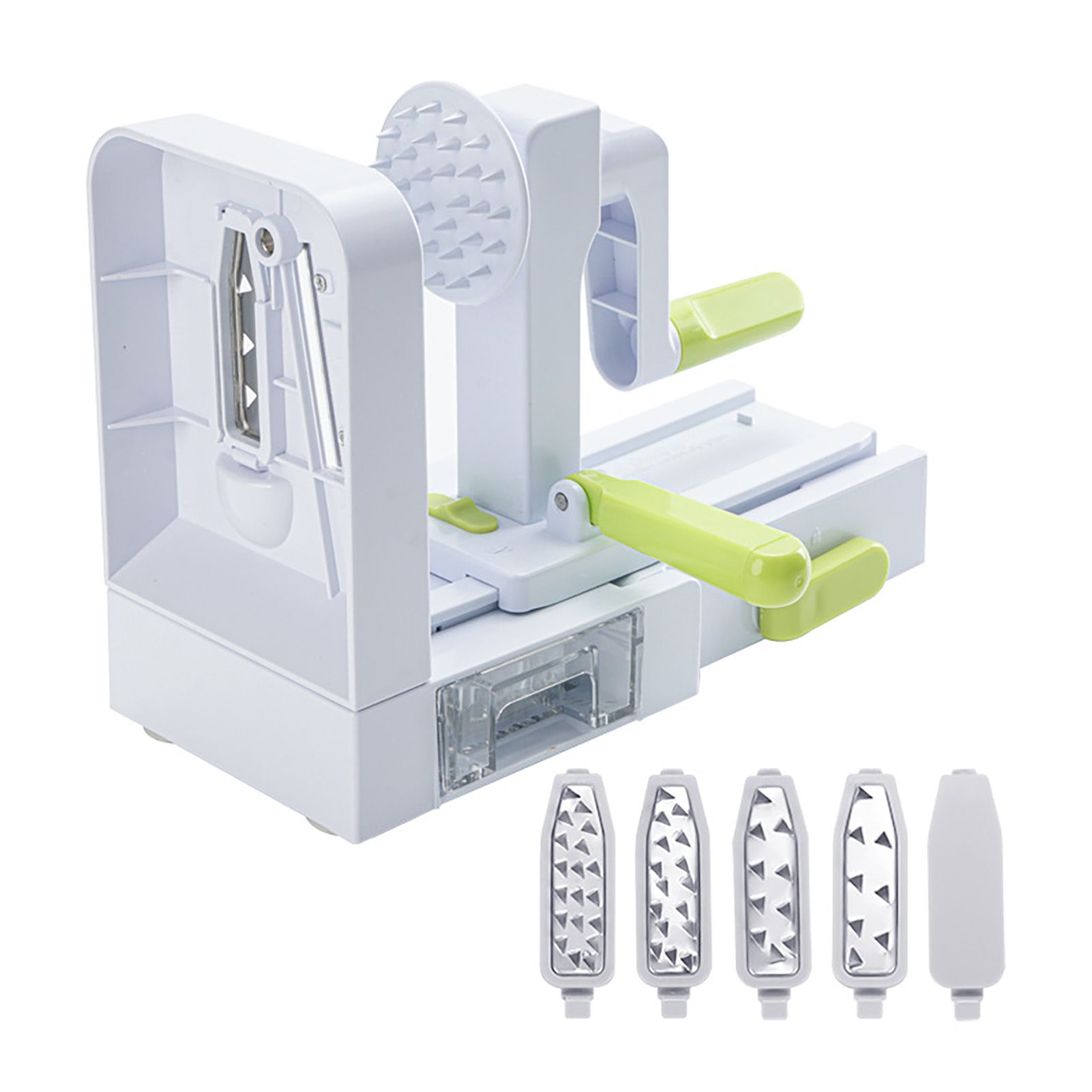 Manual Hand Crank Vegetable Cutter Anti Slip Uniform Slicing Rotary Food view 2