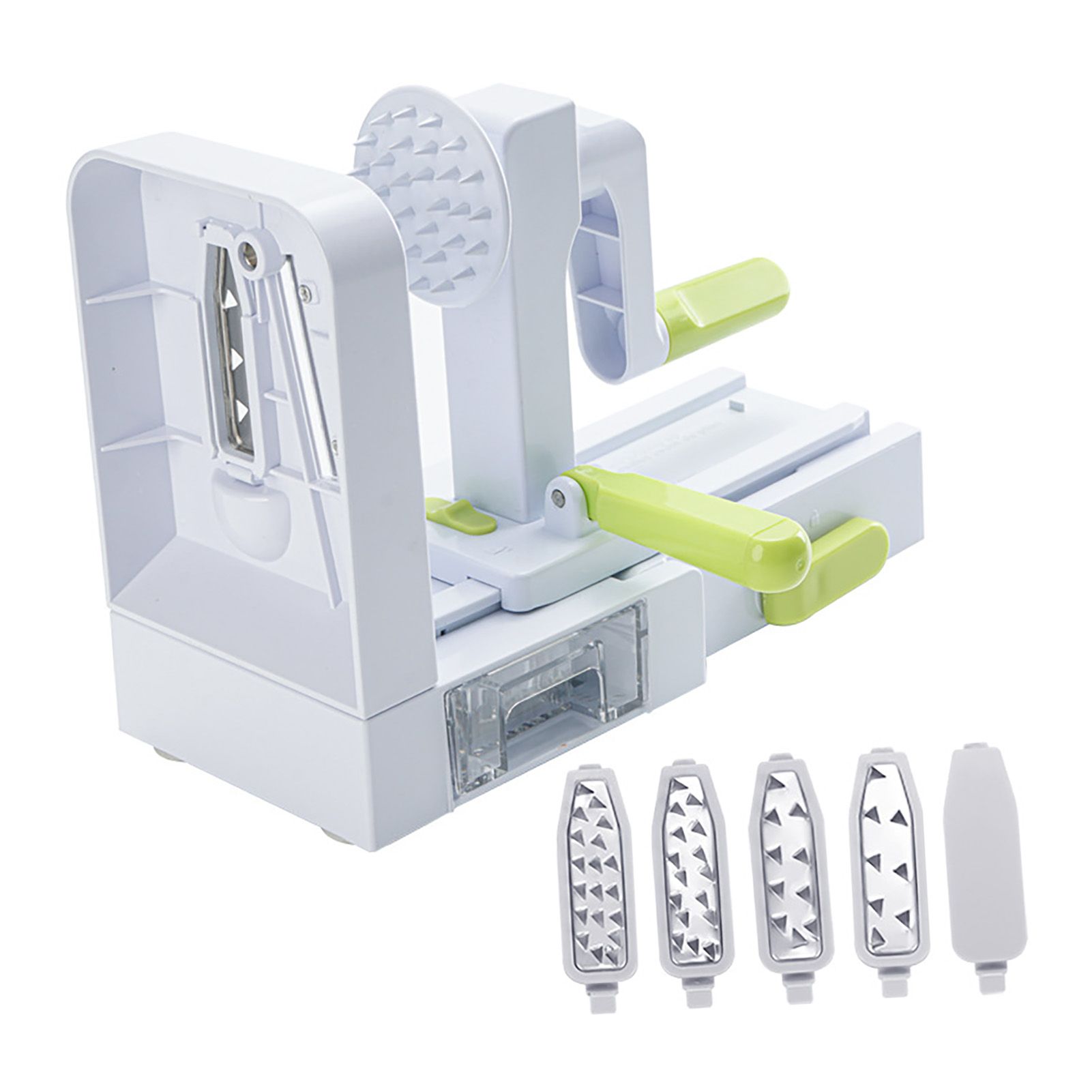 Manual Hand Crank Vegetable Cutter Anti Slip Uniform Slicing Rotary Food view 3