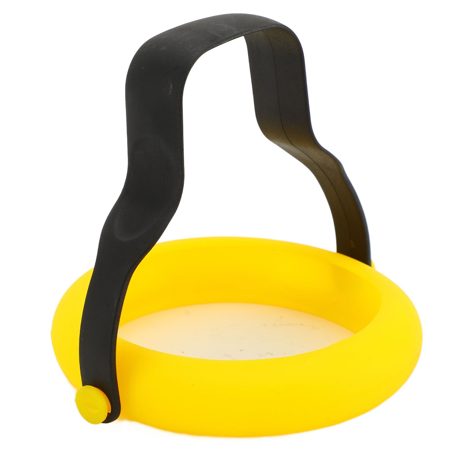 Egg Ring Stick Proof Silicone Round Egg Cooking Mould with Handle for Pancake