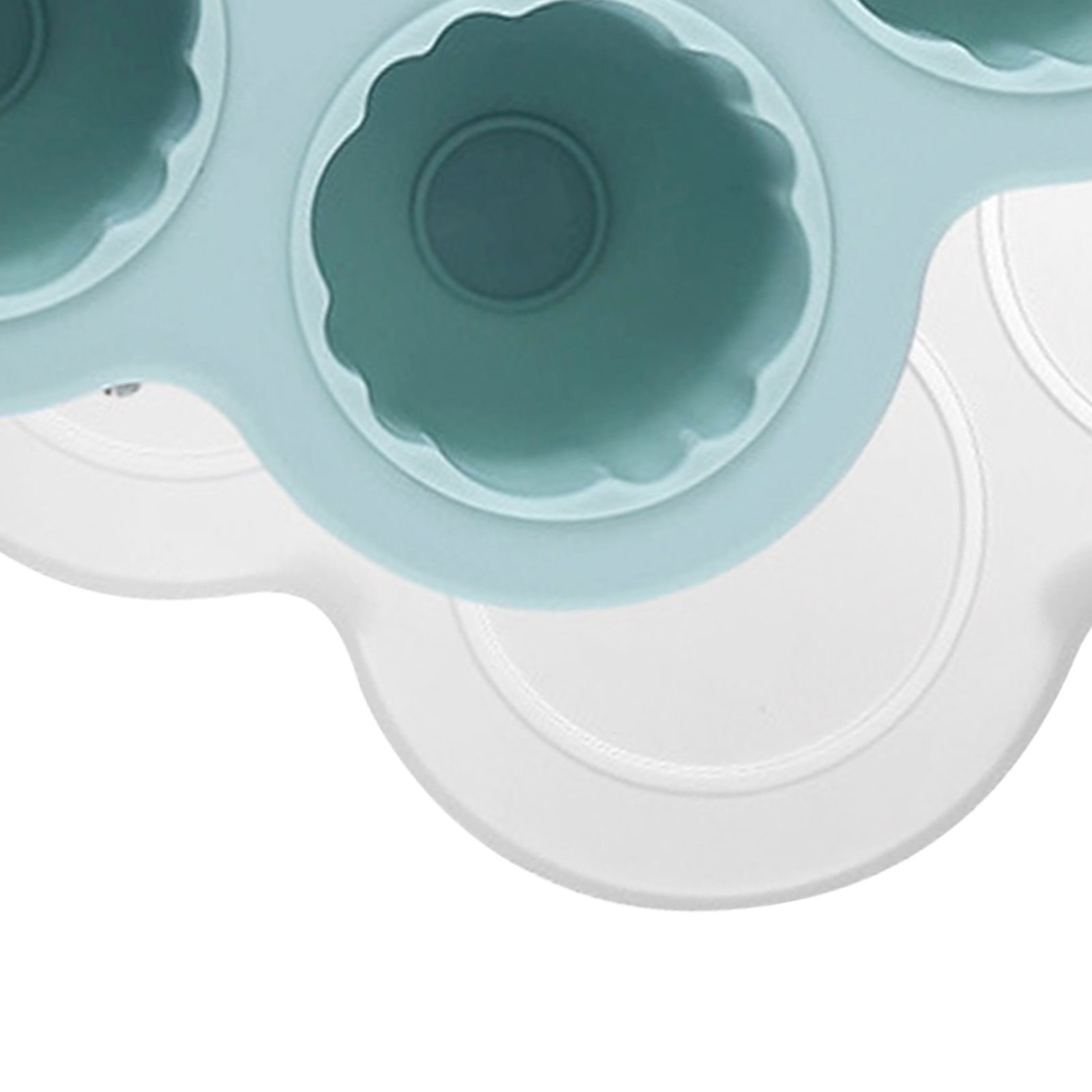 Jelly Mould Easy Release Food Grade Silicone 7 Holes Grapefruit Shaped Ice view 2