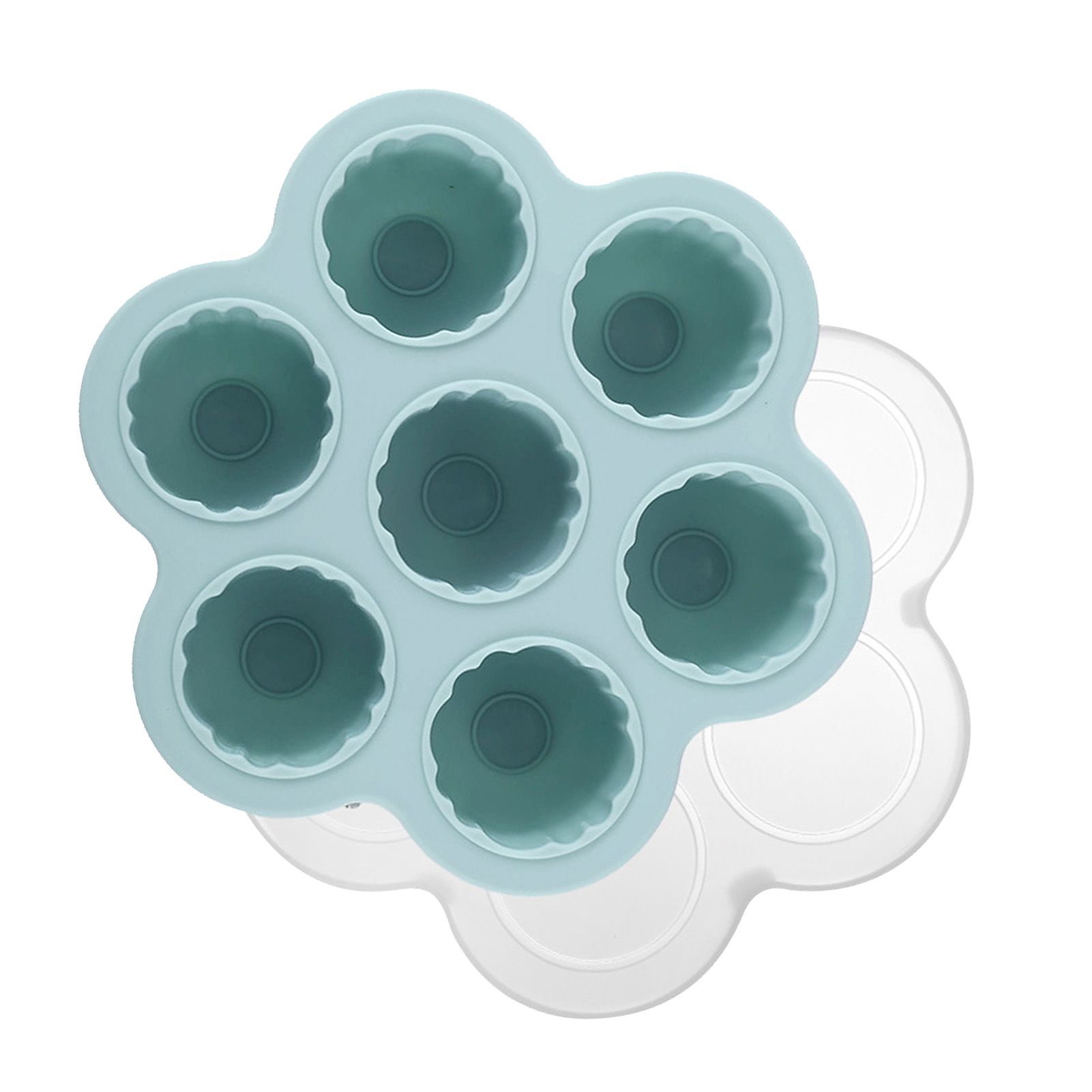 Jelly Mould Easy Release Food Grade Silicone 7 Holes Grapefruit Shaped Ice view 4