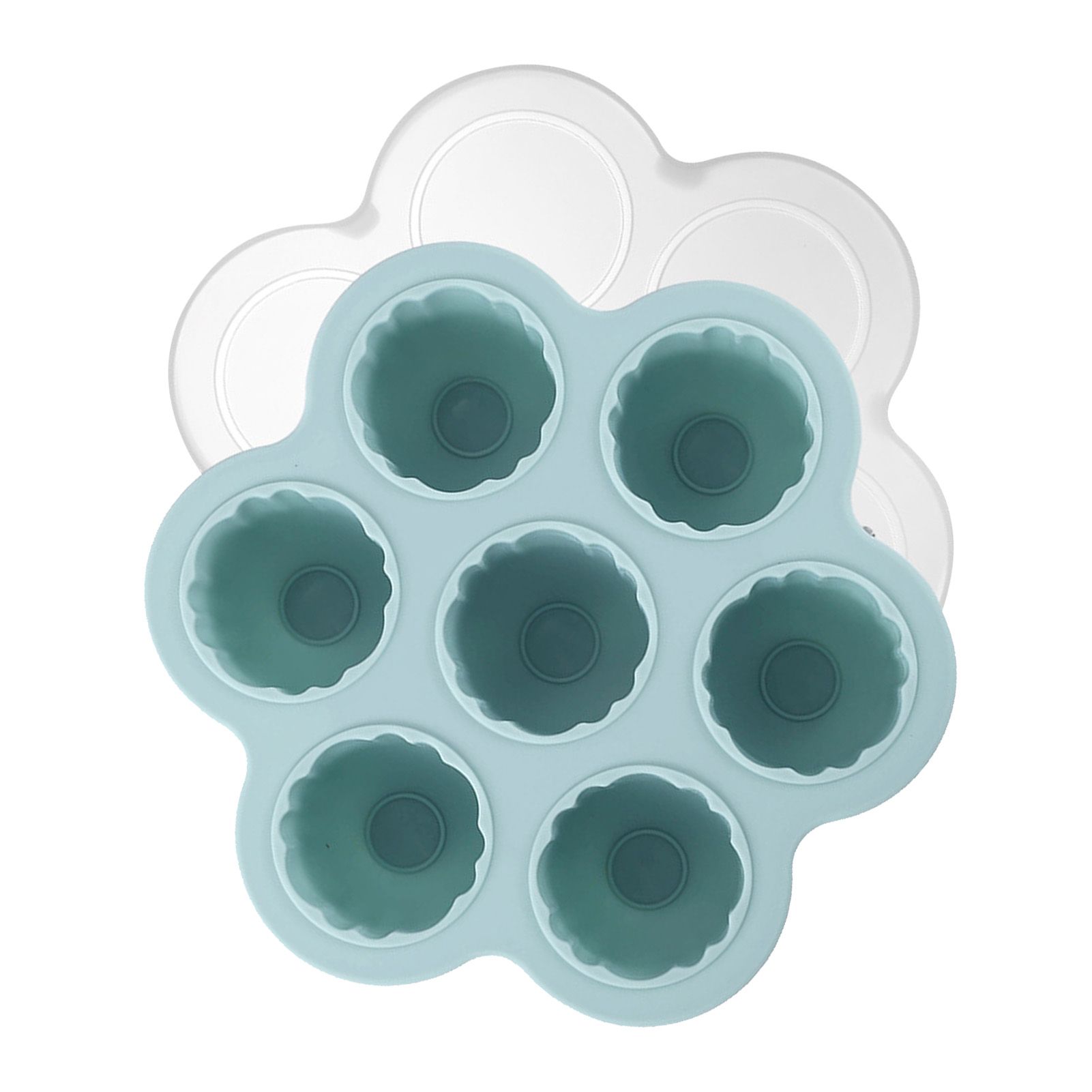 Jelly Mould Easy Release Food Grade Silicone 7 Holes Grapefruit Shaped Ice view 6