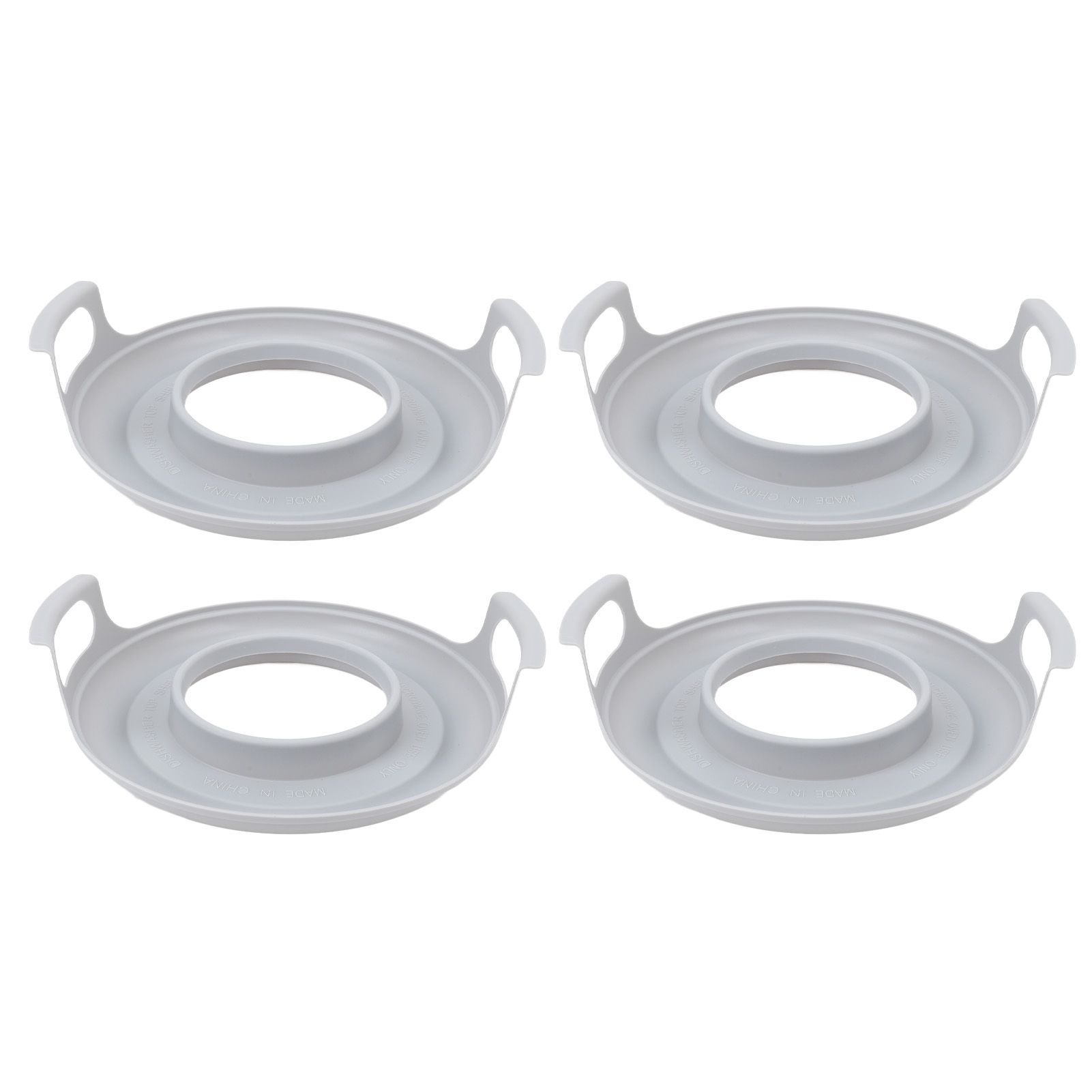 Microwave Cool Plate Spill Proof Microwave Bowl Carrying Tray with Handles for view 11