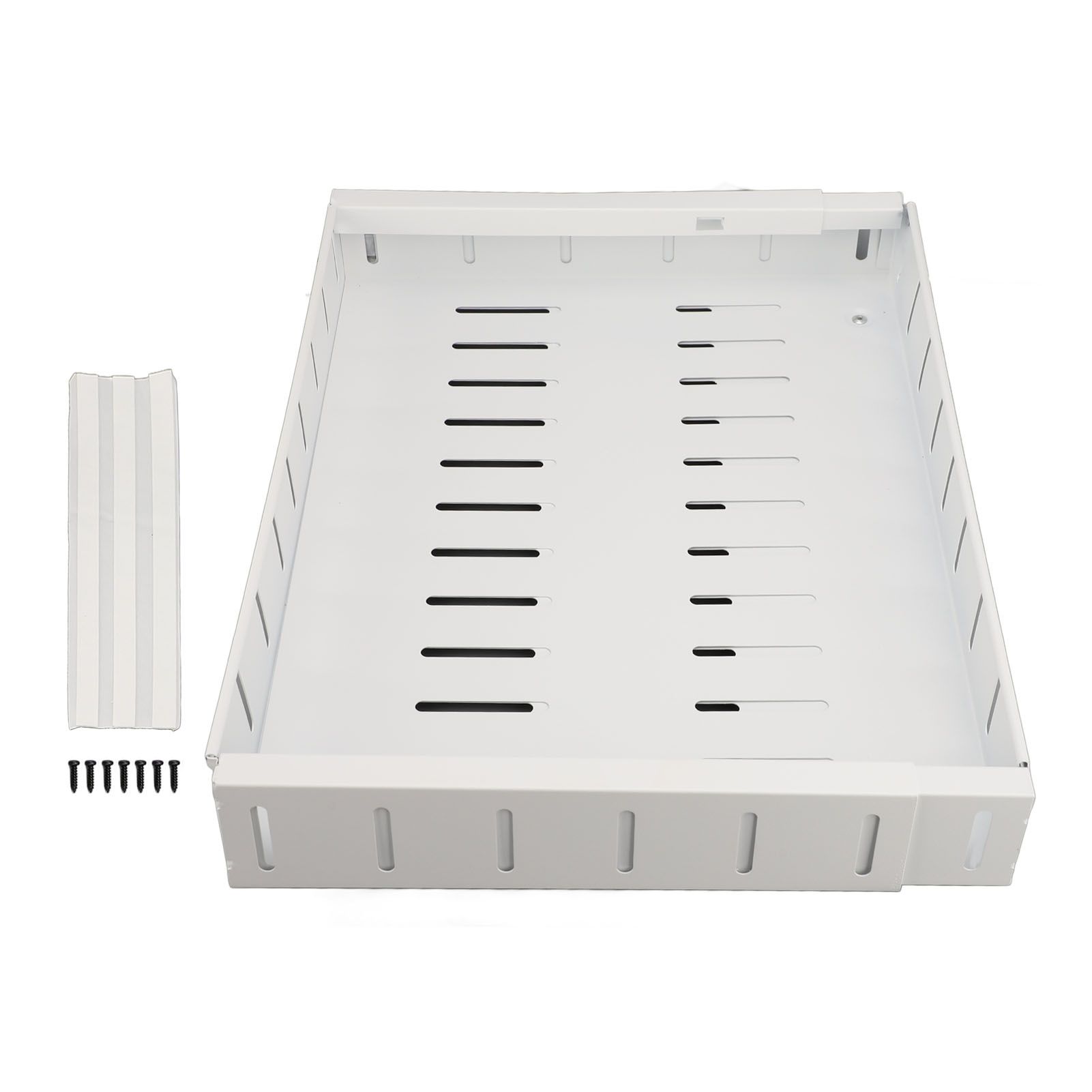 Pull Out Cabinet Organizer Expandable Adhesive Cabinet Slide Out Drawer for view 3