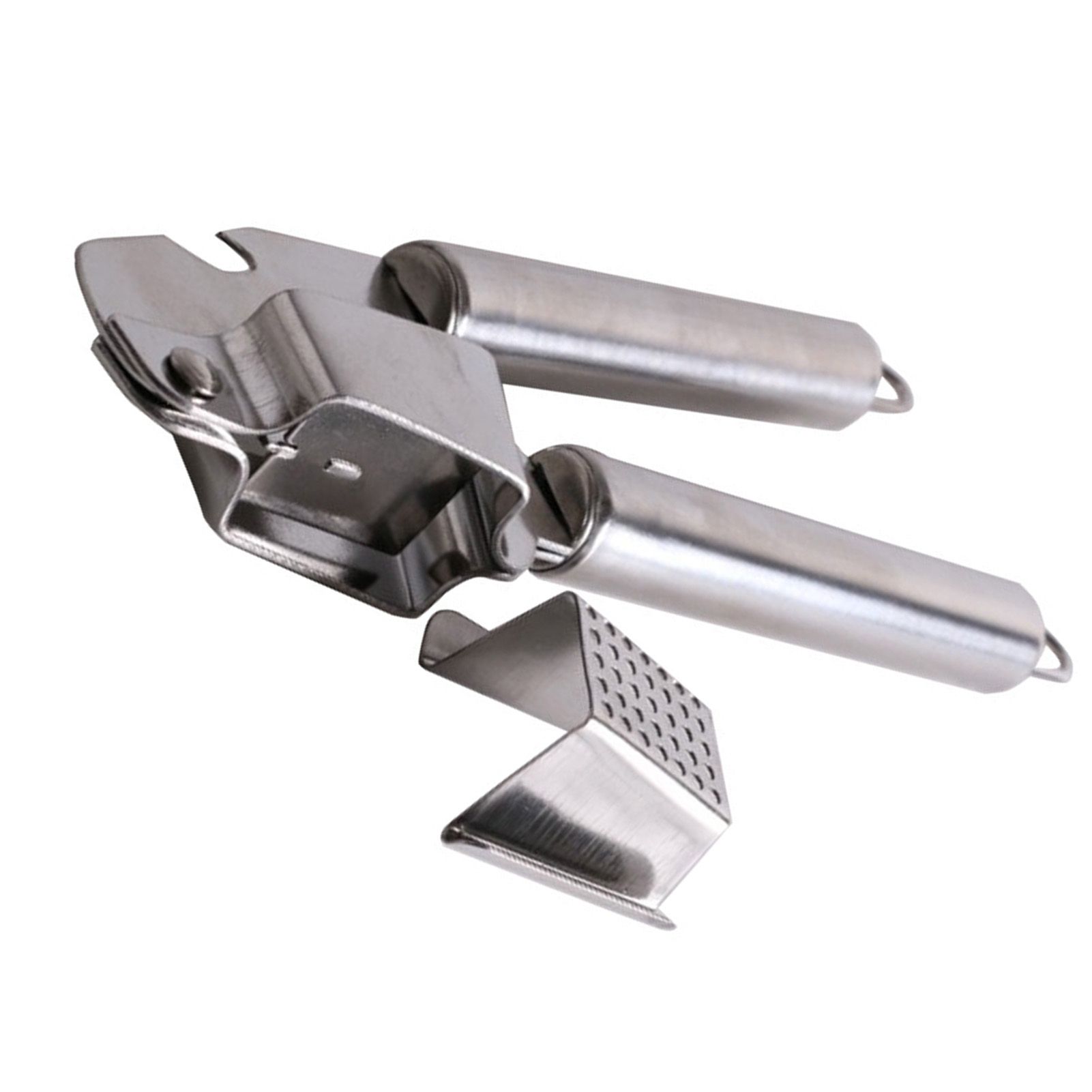 Manual Garlic Press Stainless Steel Rust Proof Curved Garlic Mincer Kitchen view 4