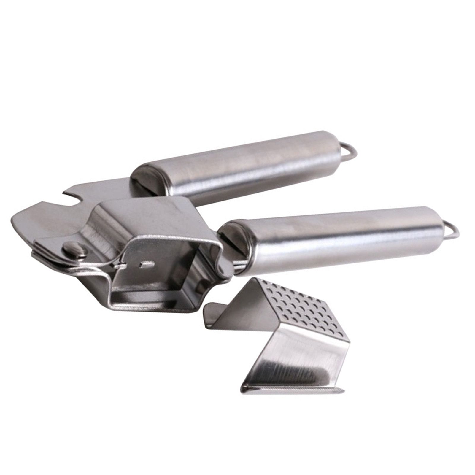 Manual Garlic Press Stainless Steel Rust Proof Curved Garlic Mincer Kitchen view 6