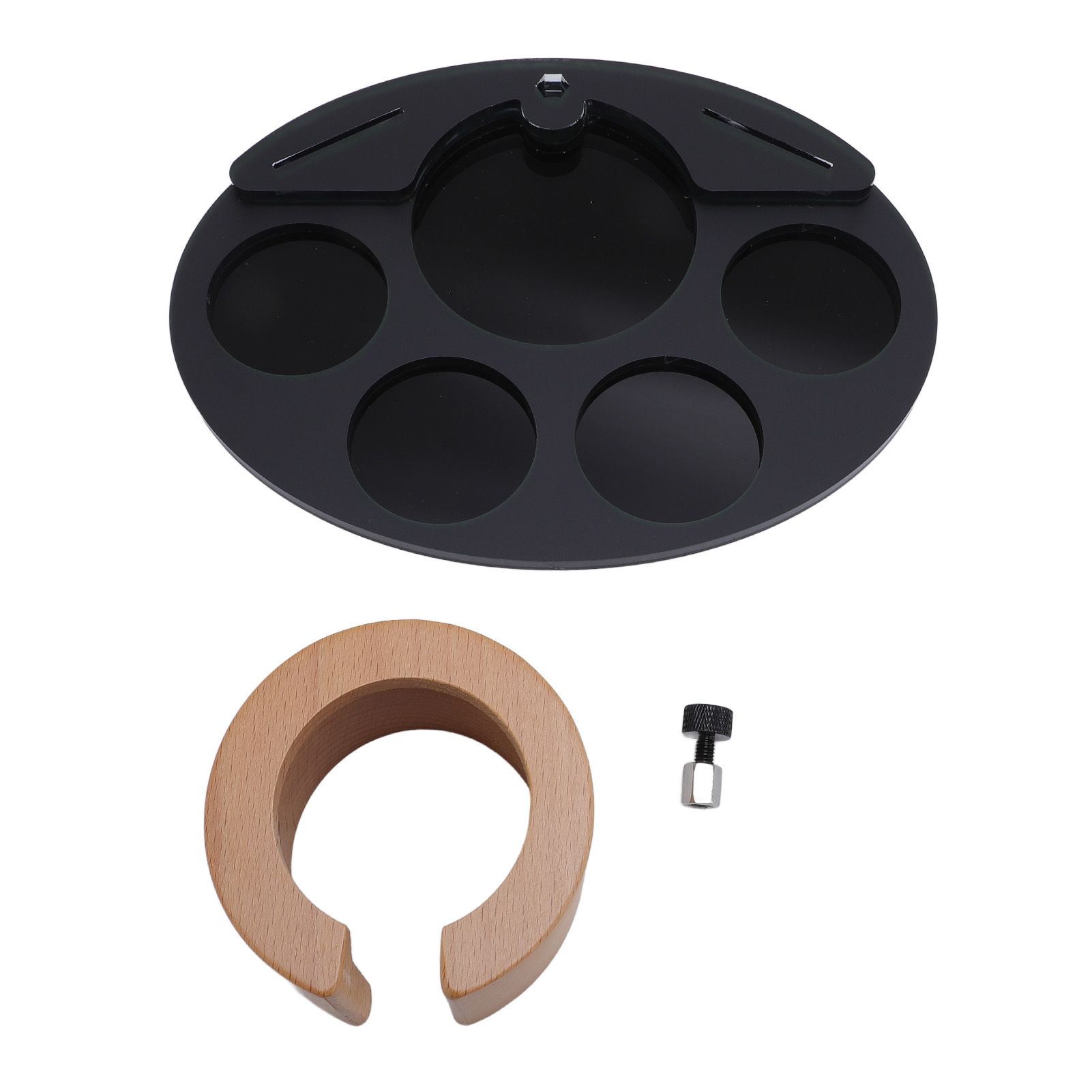 Coffee Tamping Station Organizer Coffee Portafilter Holder for 51mm 53mm 54mm view 2