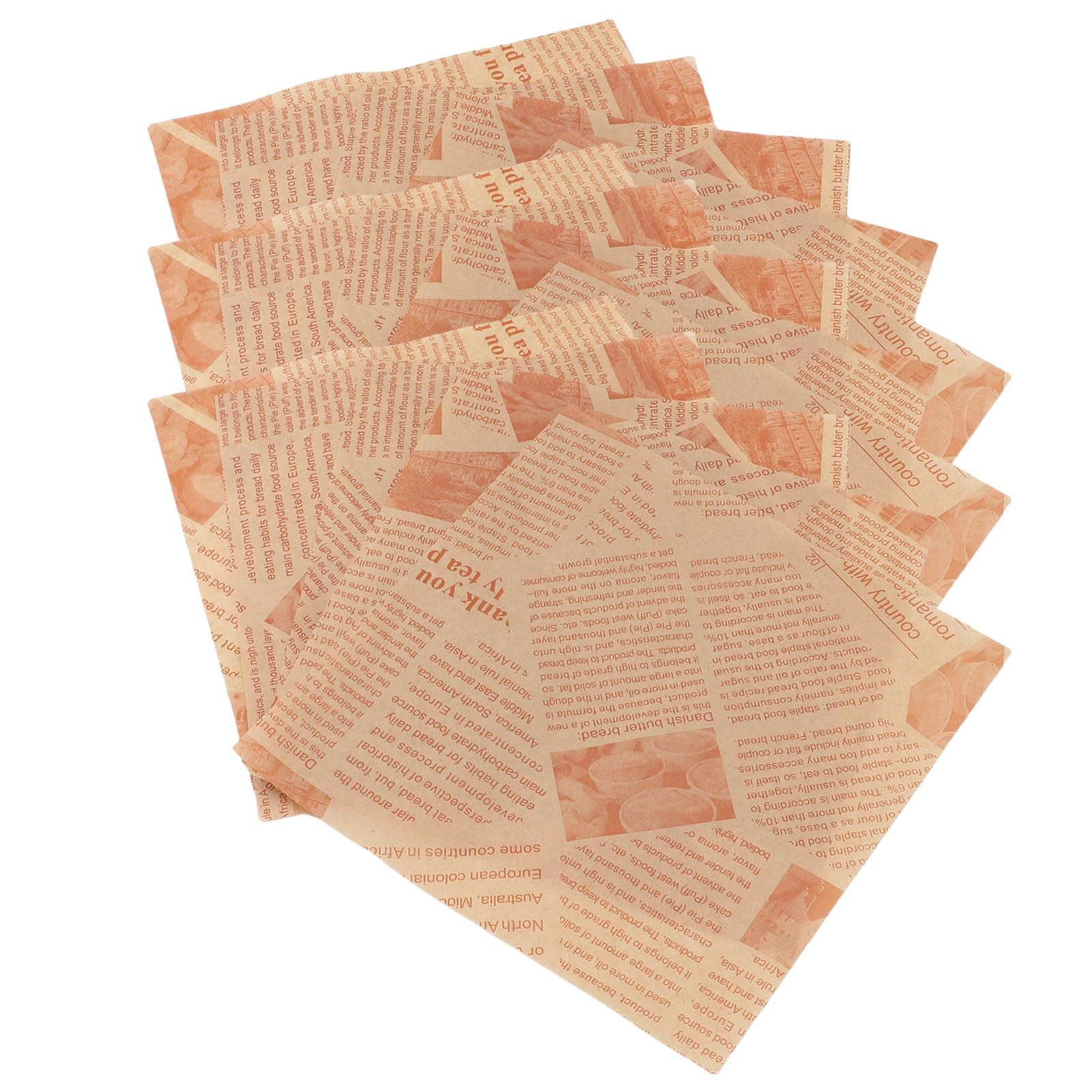 500 Sheets Sandwich Wrapping Paper Grease Proof Non Stick Food Basket Liner