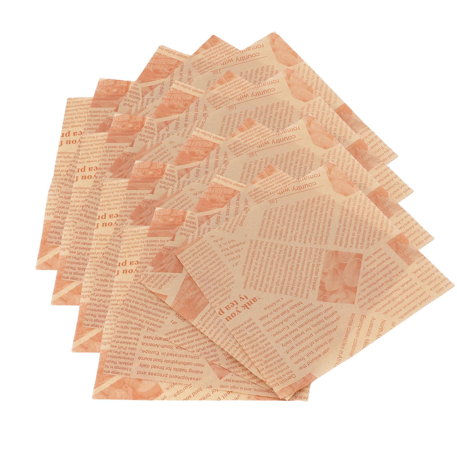 500 Sheets Sandwich Wrapping Paper Grease Proof Non Stick Food Basket Liner view 8