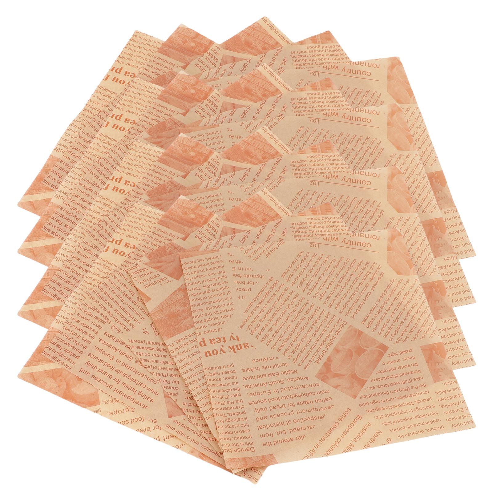 500 Sheets Sandwich Wrapping Paper Grease Proof Non Stick Food Basket Liner view 12
