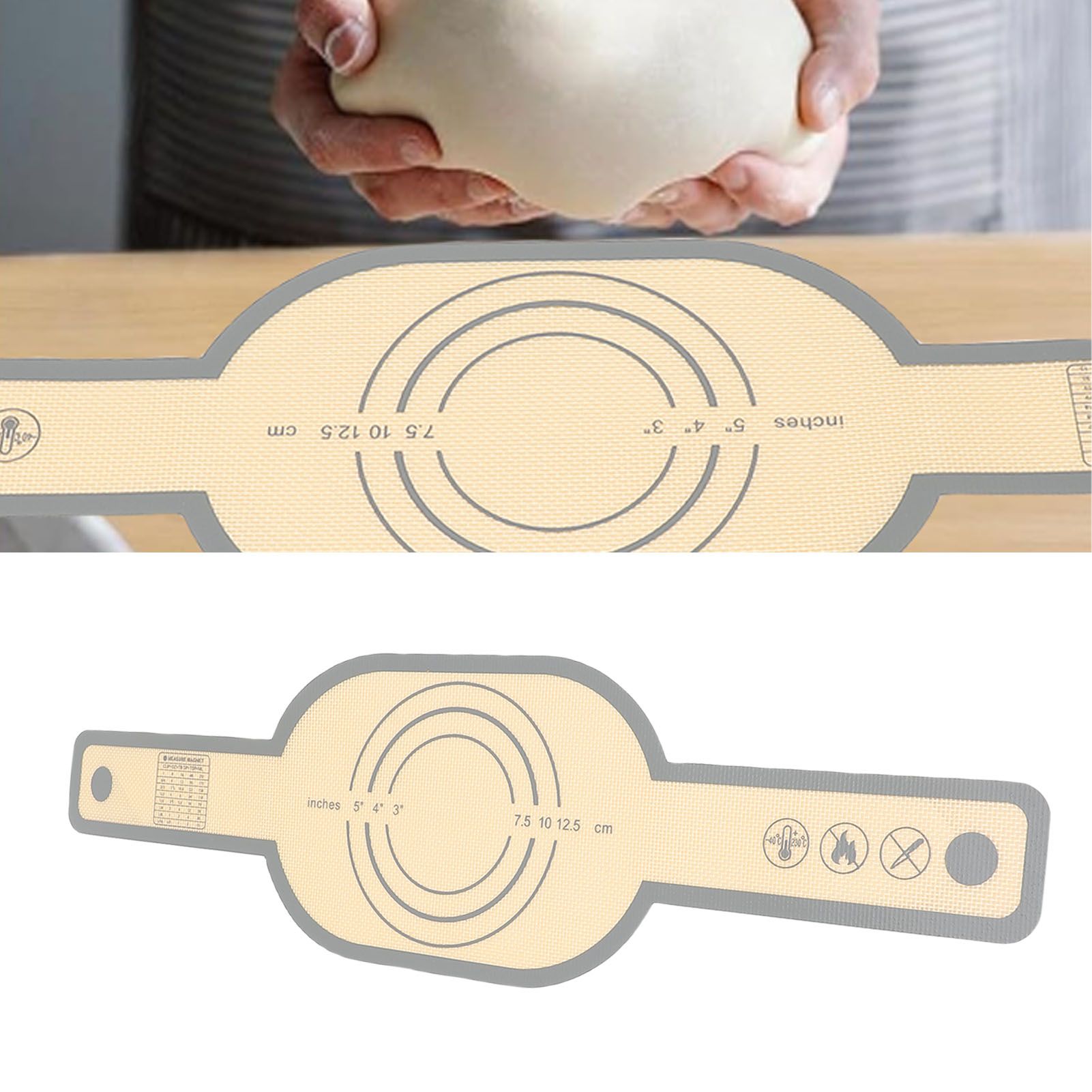 Silicone Bread Sling Reusable Bread Baking Mat Non Stick Oil Proof Silicone view 11