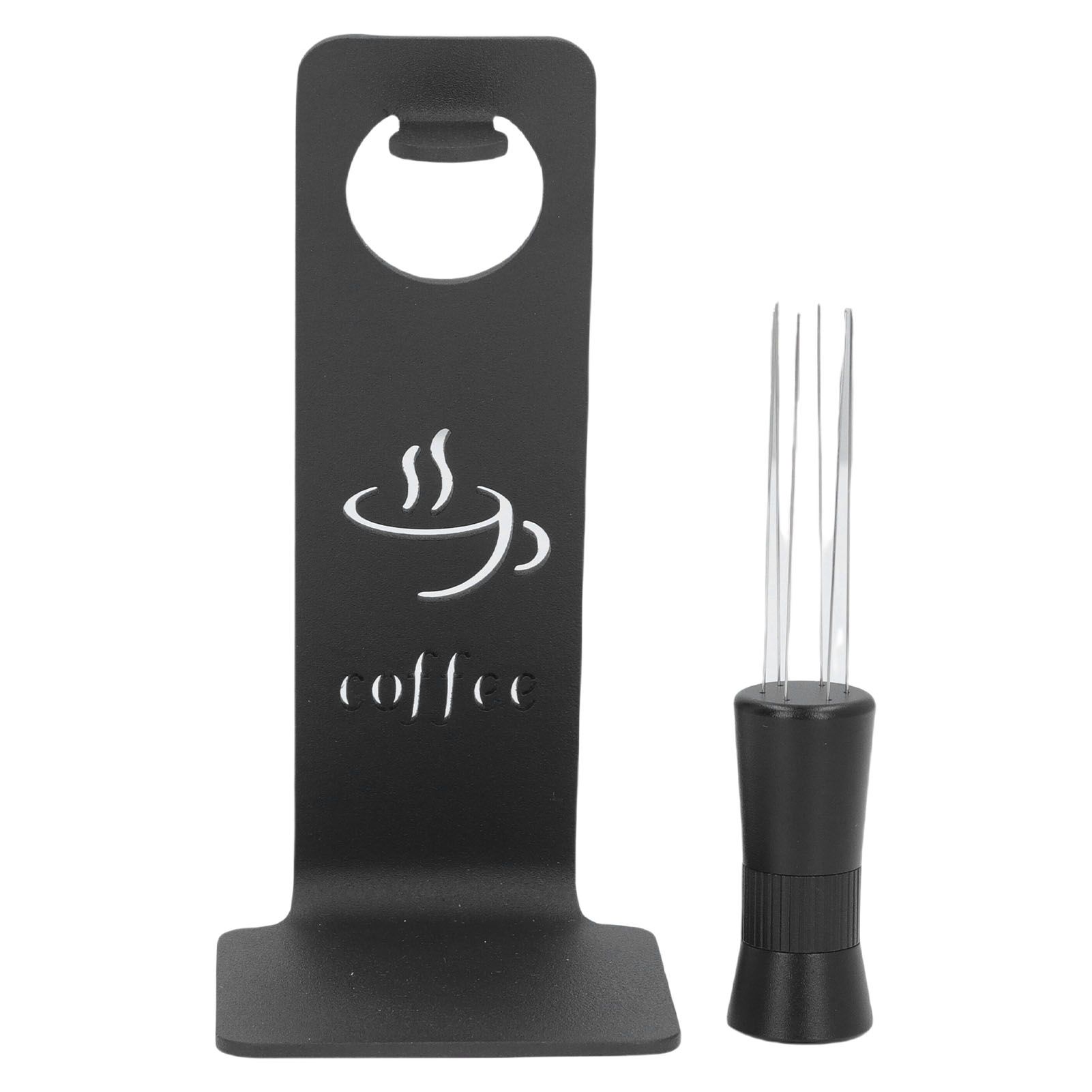 Coffee Distribution Tool with Stand 0.35mm Stainless Steel Needles Adjustable view 11