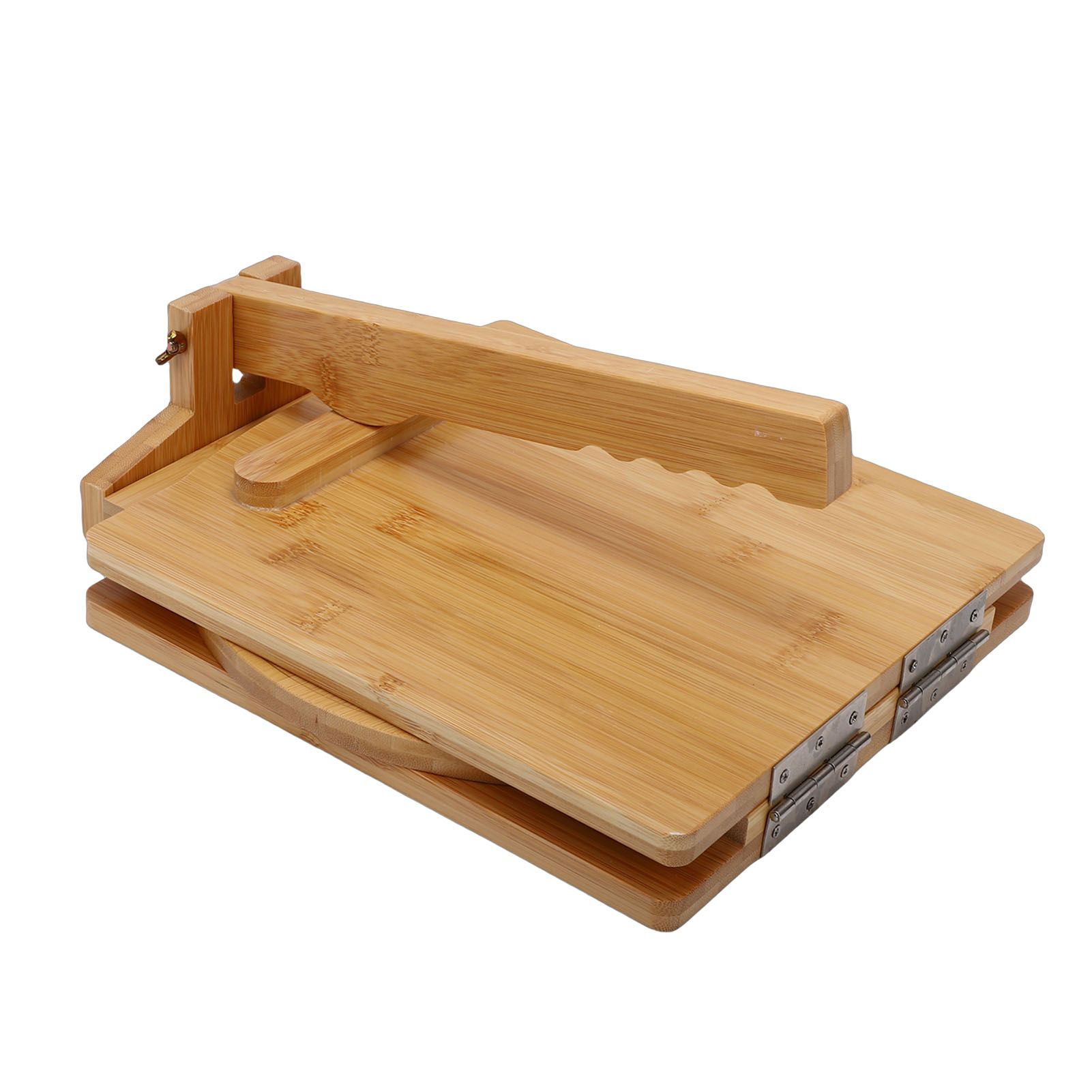 Wooden Tortilla Press Rotatable Kitchen Wood Dough Presser Heavy Duty Corn view 8