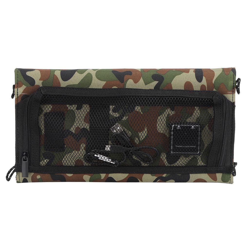 21W 5V Dual USB Port Portable Flexible Folding Waterproof Solar Panel for view 7