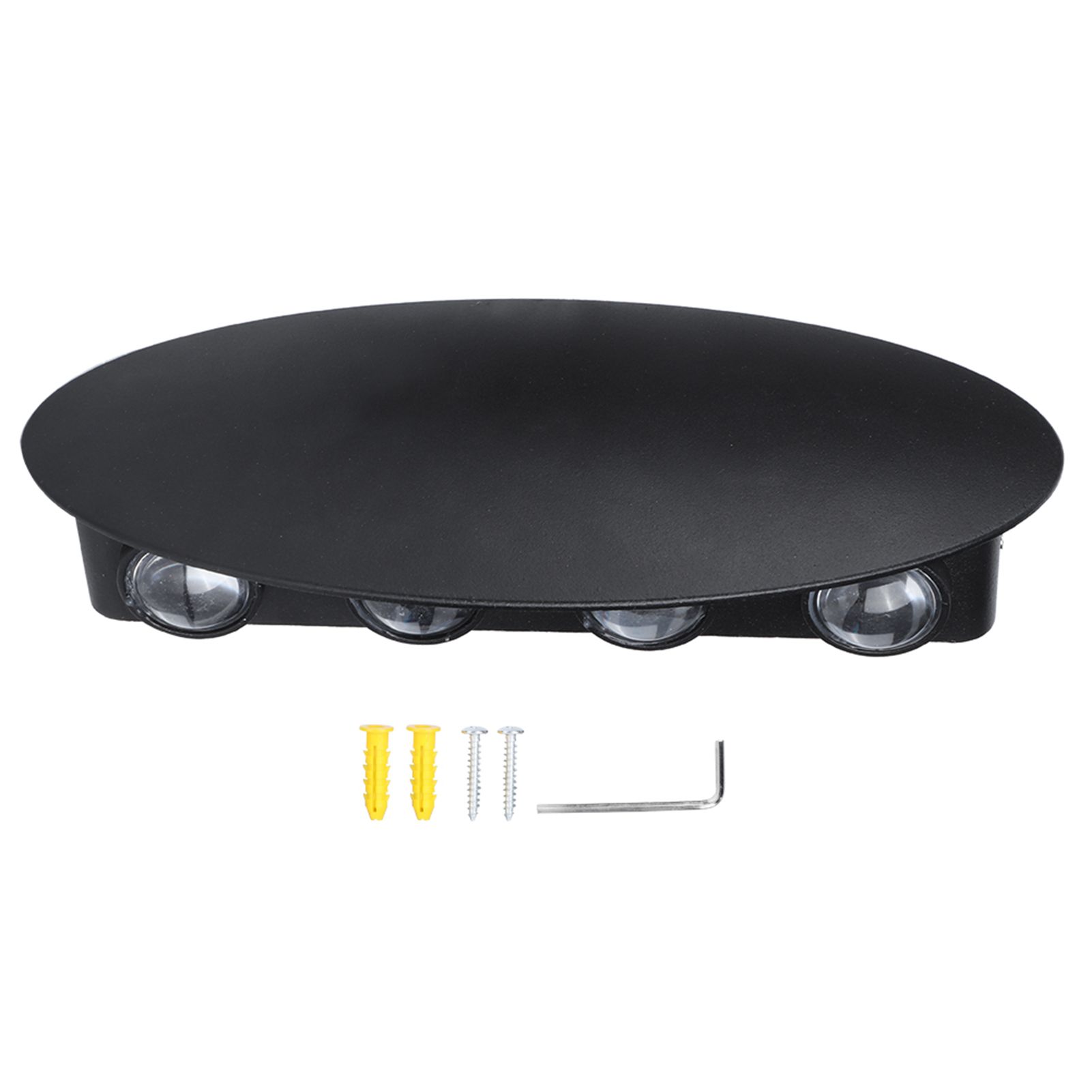8W Outdoors Waterproof 8 LED Wall Lamp Wall Mounted Corridor Light Warm White view 2