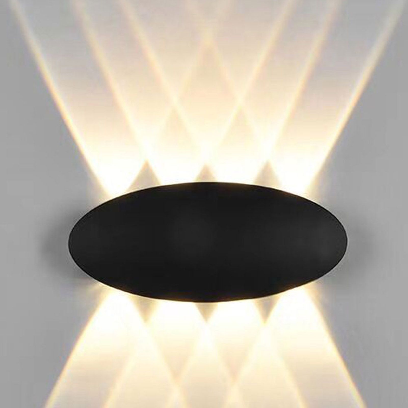 8W Outdoors Waterproof 8 LED Wall Lamp Wall Mounted Corridor Light Warm White view 5
