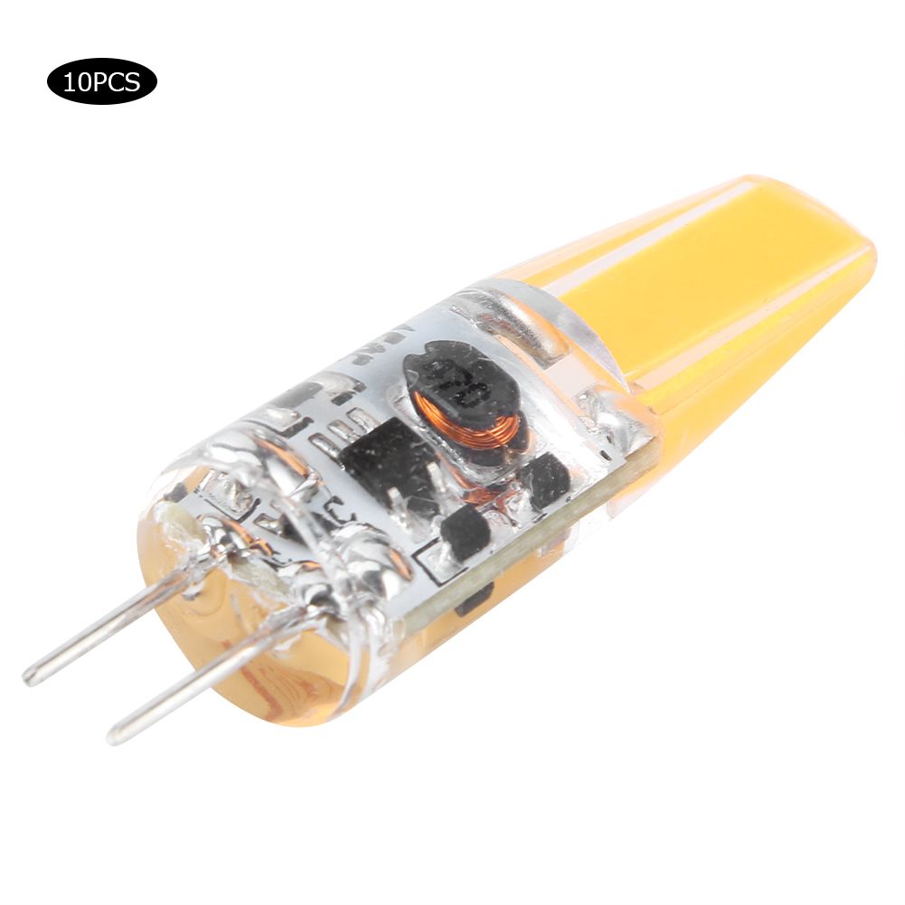 10Pcs Household Mini G4 Silicone LED Light Bulb 1.5W AC12V for Car Cabinet view 5