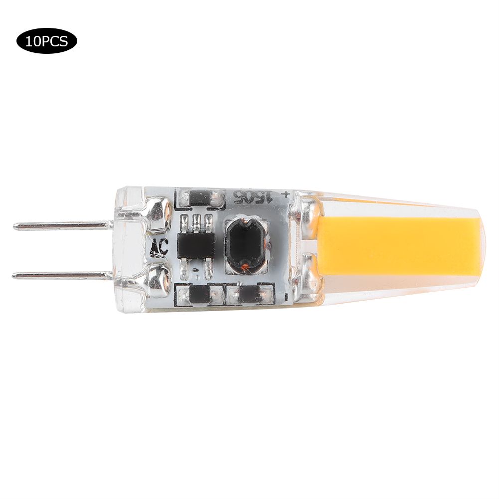10Pcs Household Mini G4 Silicone LED Light Bulb 1.5W AC12V for Car Cabinet view 6