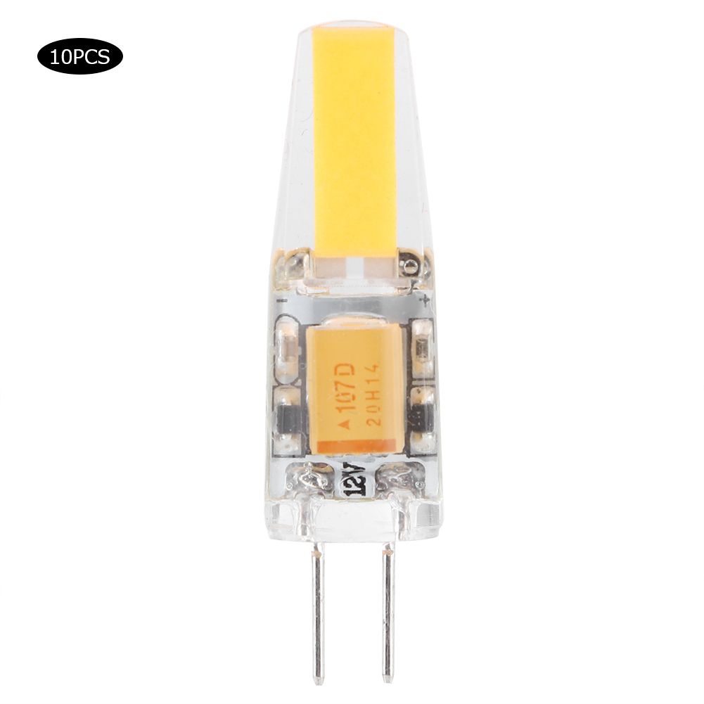 10Pcs Household Mini G4 Silicone LED Light Bulb 1.5W AC12V for Car Cabinet view 9