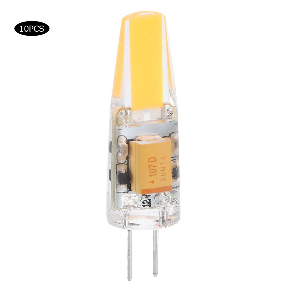 10Pcs Household Mini G4 Silicone LED Light Bulb 1.5W AC12V for Car Cabinet view 10
