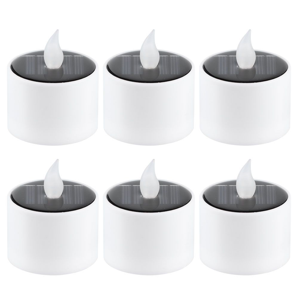 6Pcs Candle Light LED Decorative Solar Waterproof Electronic Light for view 2