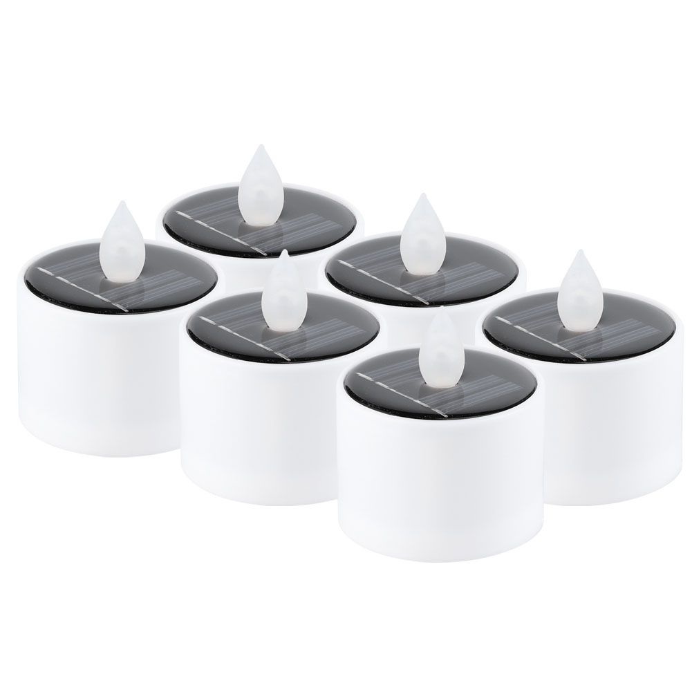 6Pcs Candle Light LED Decorative Solar Waterproof Electronic Light for view 7