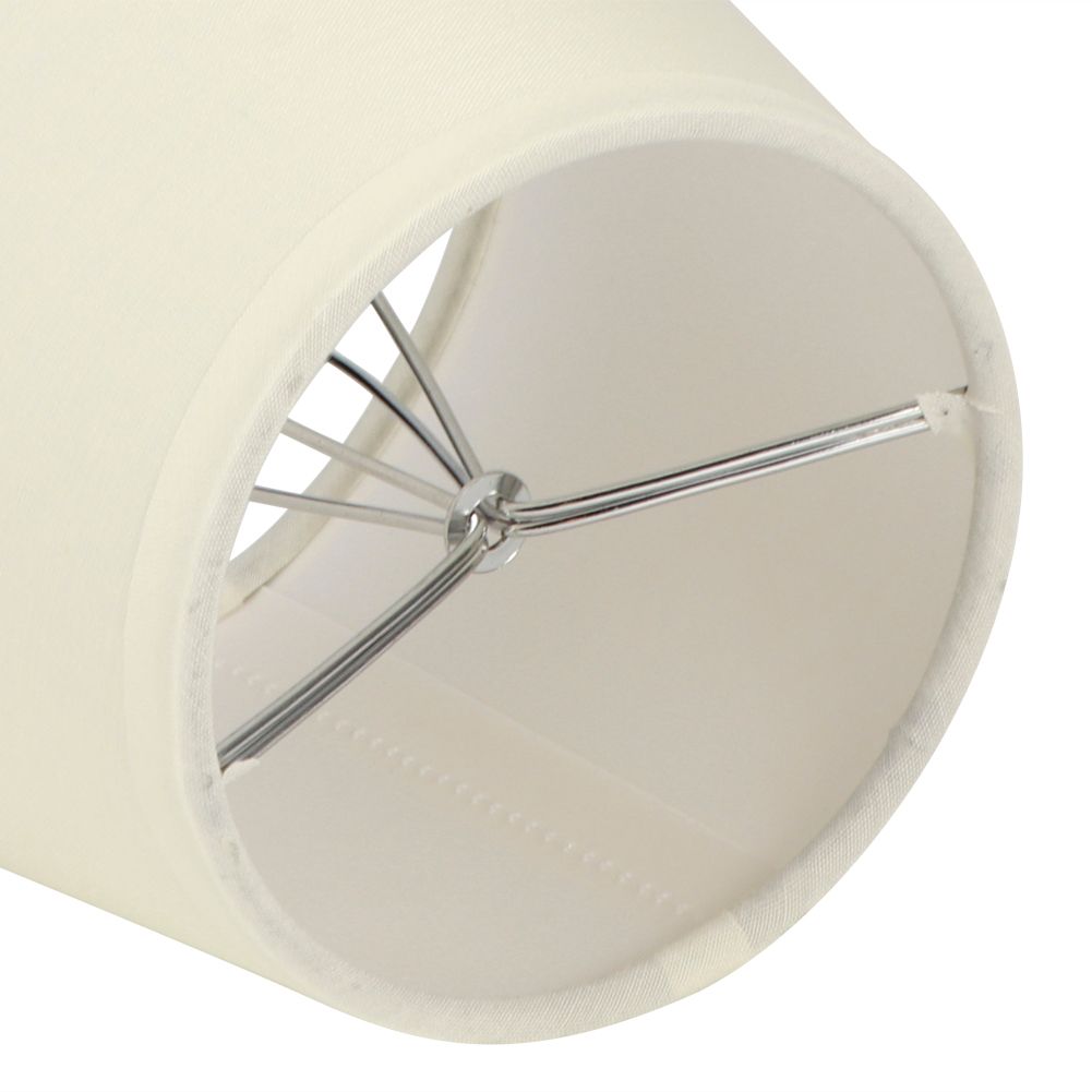 6PCS CreamColoured Fabric Cloth Lamp Shade Replacement for E14 Wall Lamp view 12