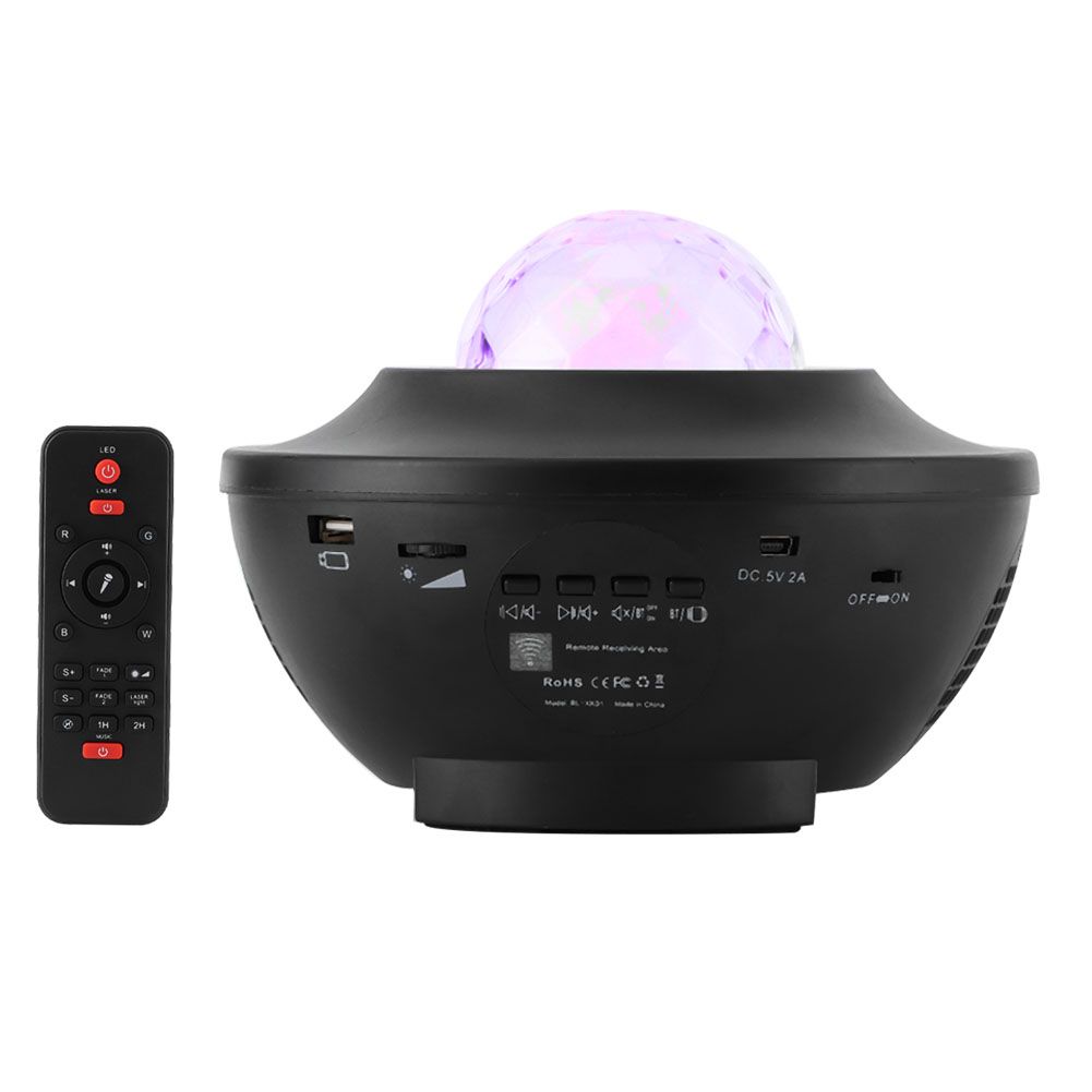 RGB Star Projection Lamp Bluetooth USB Voice Control Music Player LED Night view 8