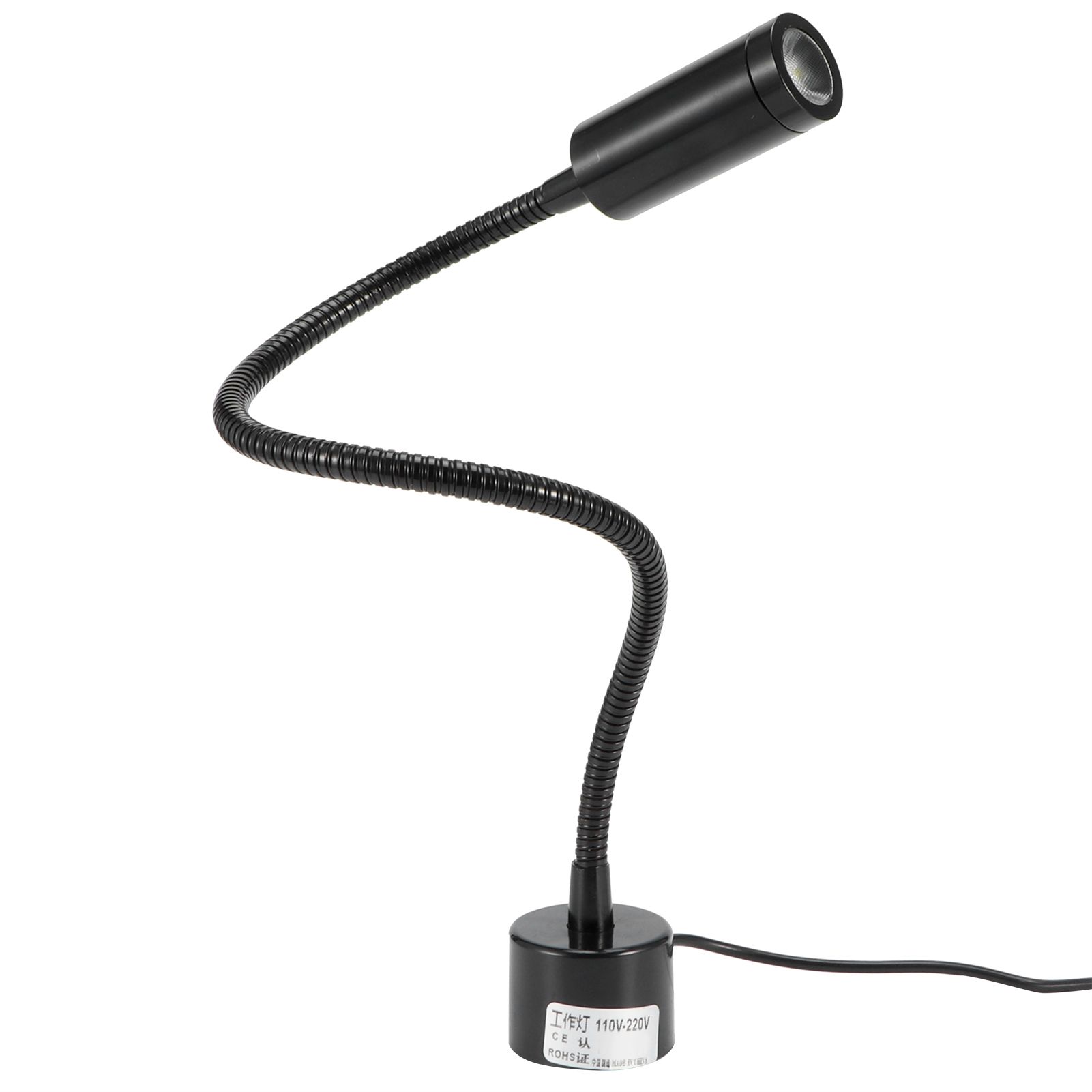 Adjustable Gooseneck LED Working Light with Magnetic Base for CNC Lathe Machine view 4
