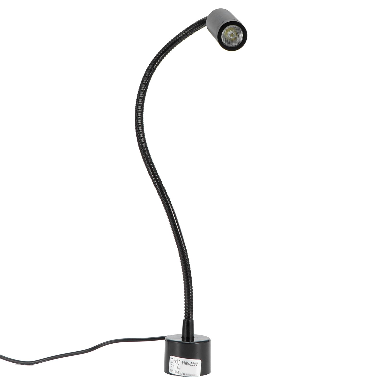 Adjustable Gooseneck LED Working Light with Magnetic Base for CNC Lathe Machine view 7