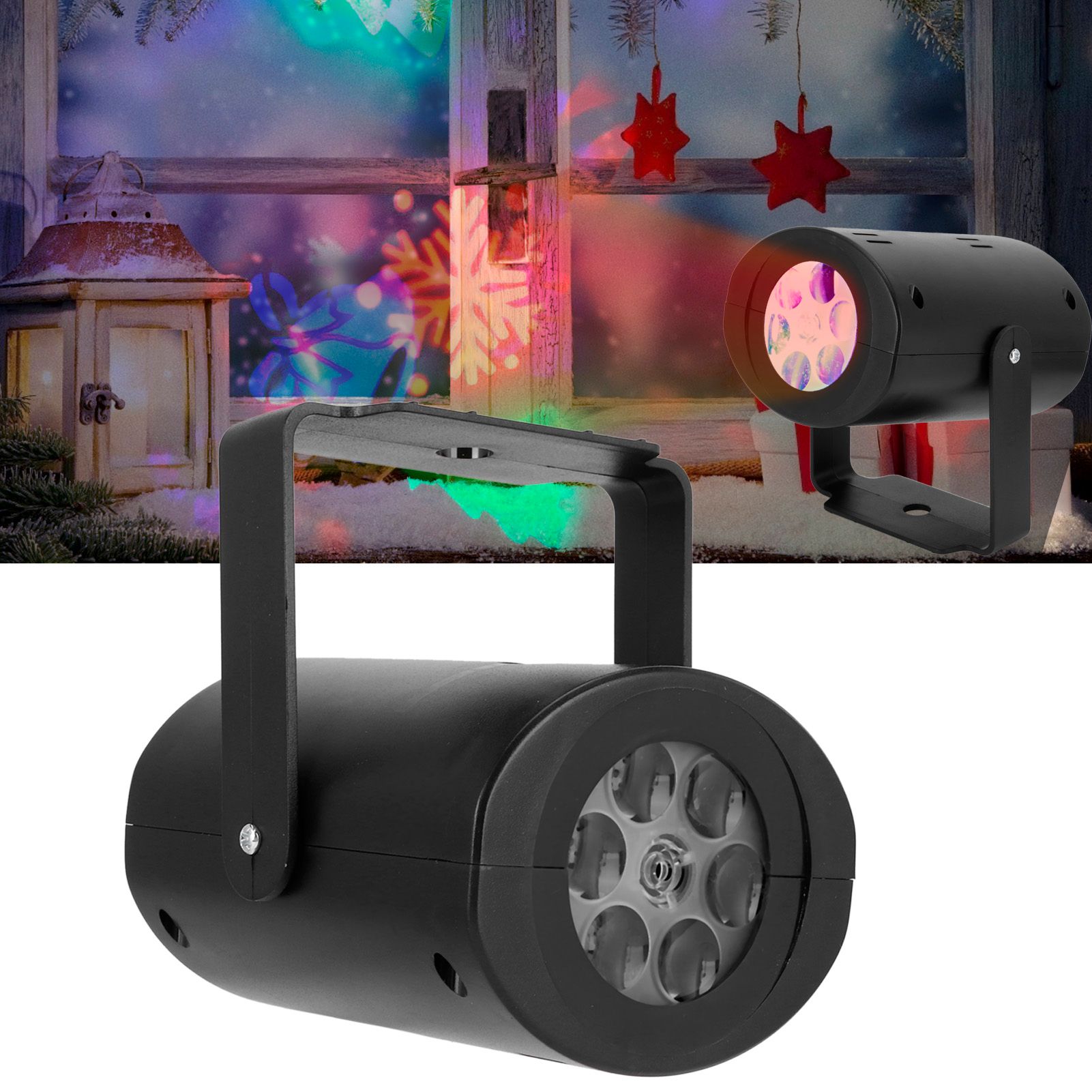 LED Projector Light with 12 Film Patterns Stage Light Projection Lamp Home Decor view 9