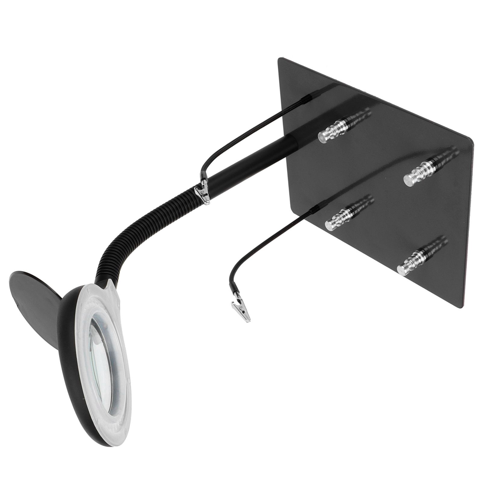 40LED 15X Magnifying Lamp with Adjustable Hose for Jewelery Identification view 8