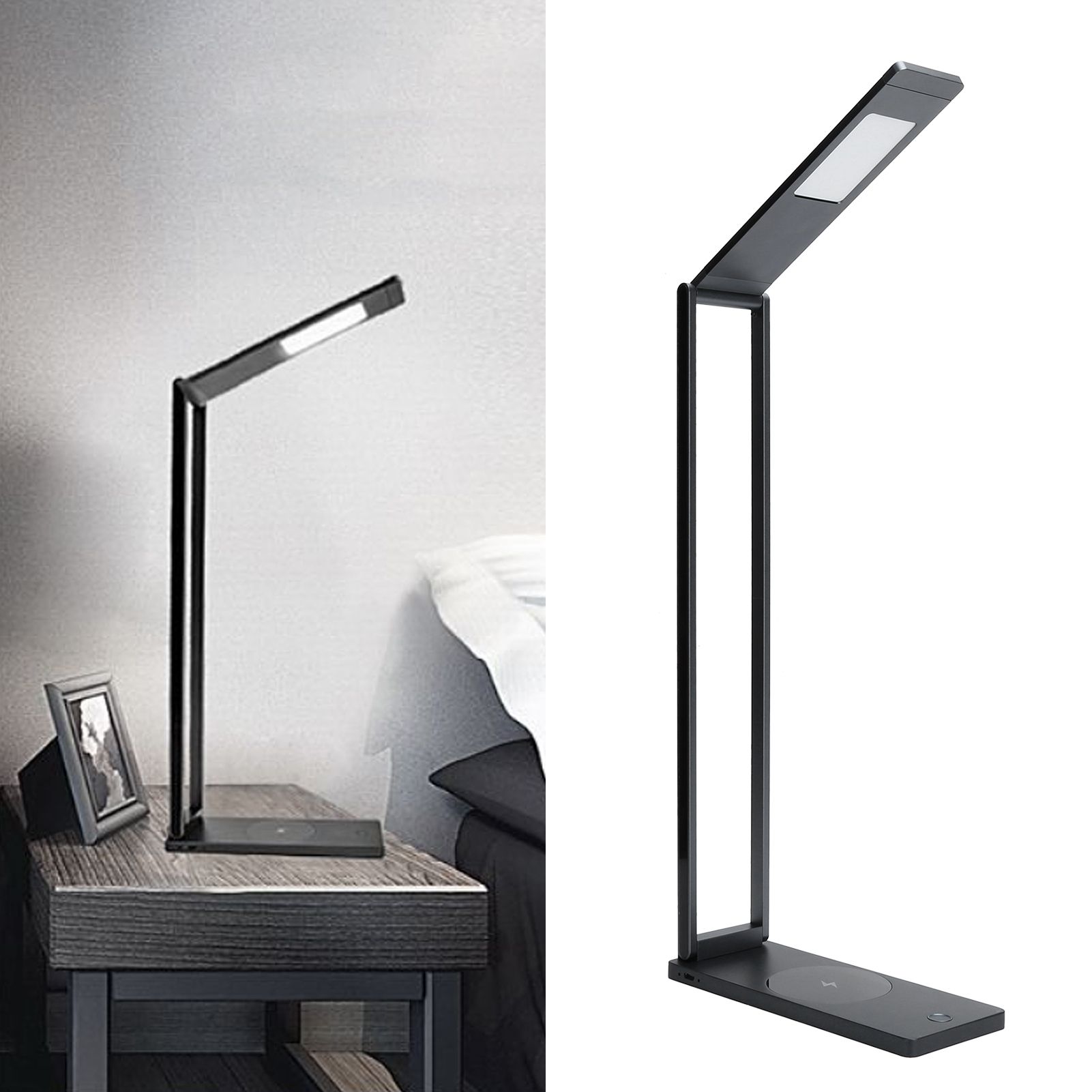 LED Desk Lamp Brightness Adjustable Aluminum Alloy Table Lamp with USB view 10