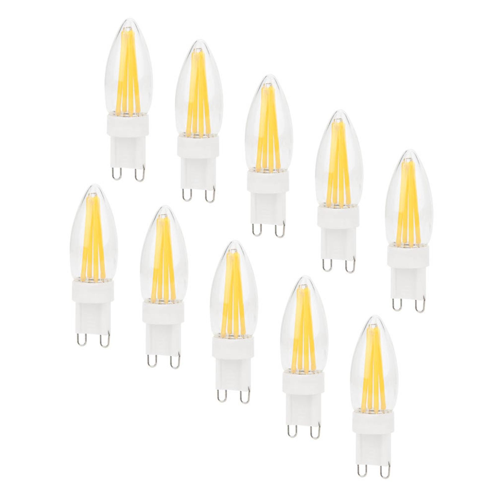 10Pcs G9 LED Bulb 3W Warm White Light Lamp Bi Pin Base Bulb Chandelier view 8