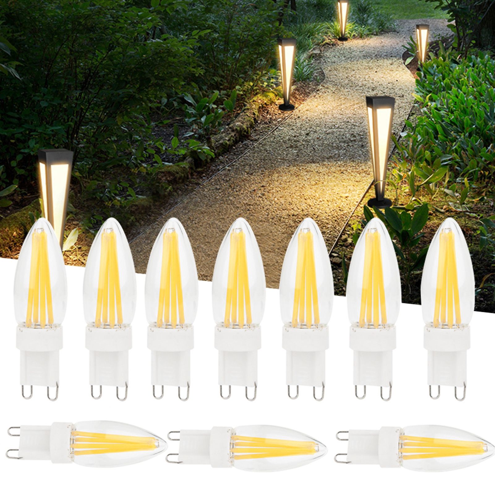 10Pcs G9 LED Bulb 3W Warm White Light Lamp Bi Pin Base Bulb Chandelier view 11