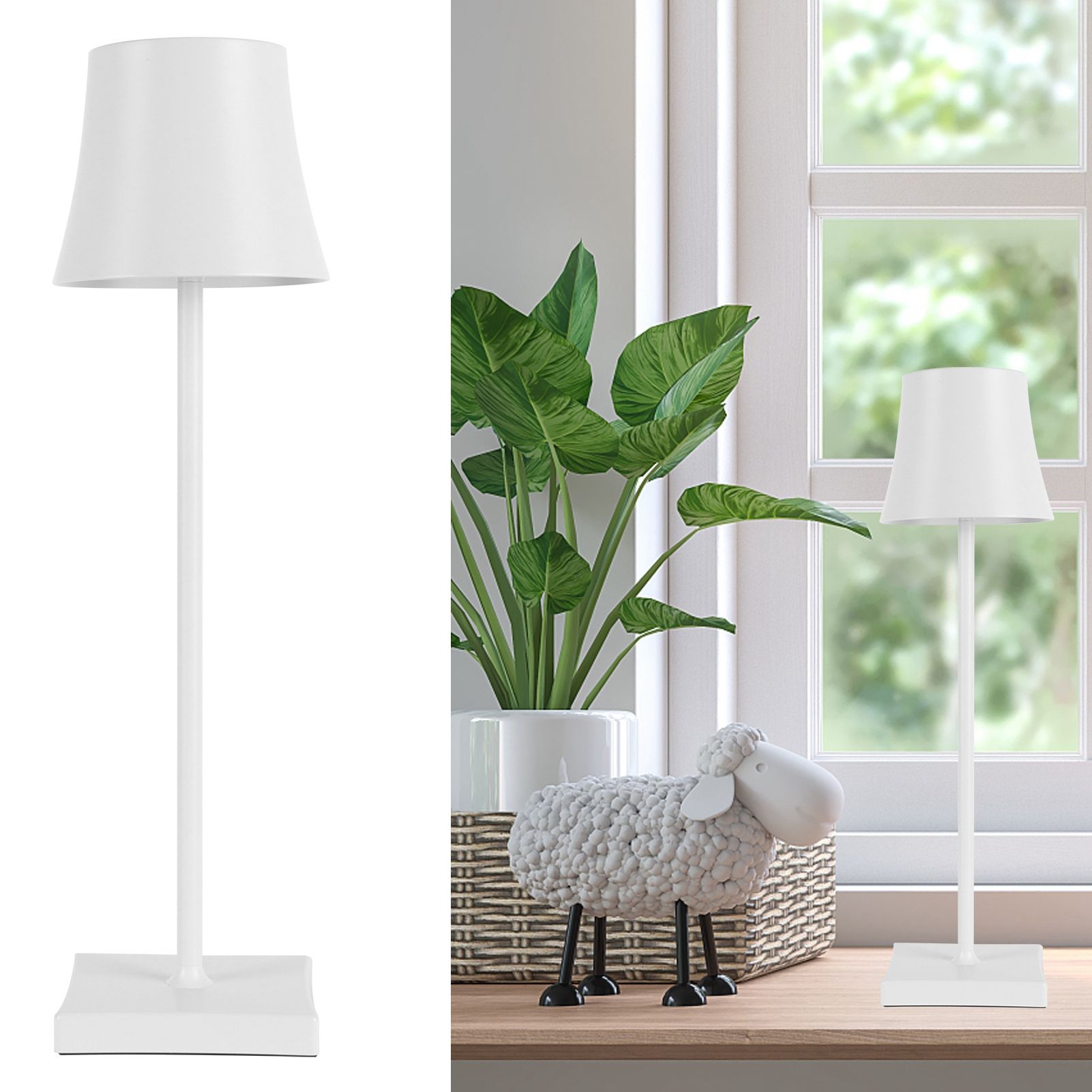 LED Desk Lamp USB Charging Touch Dimming Table Lamps for Bar Living Room view 9