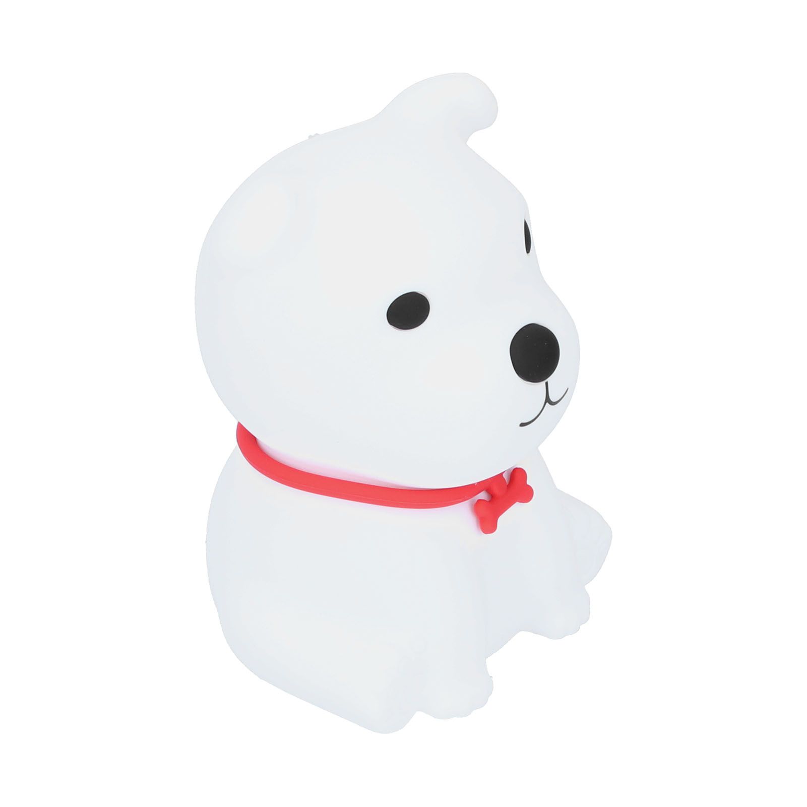 Cute Dog Shaped Silicone Small Night Light USB Bedside Lamp 1.5W for Bedroom view 4