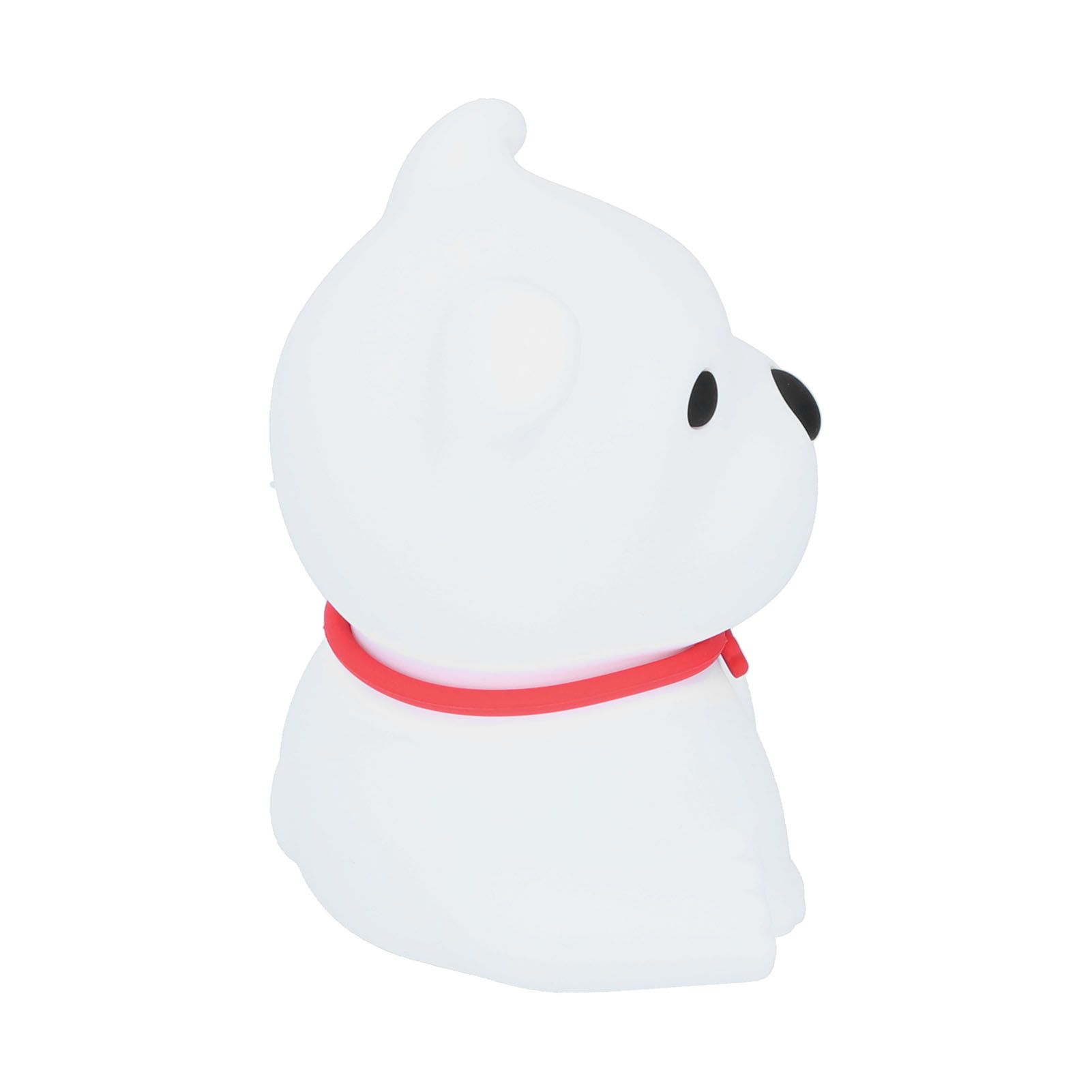 Cute Dog Shaped Silicone Small Night Light USB Bedside Lamp 1.5W for Bedroom view 5