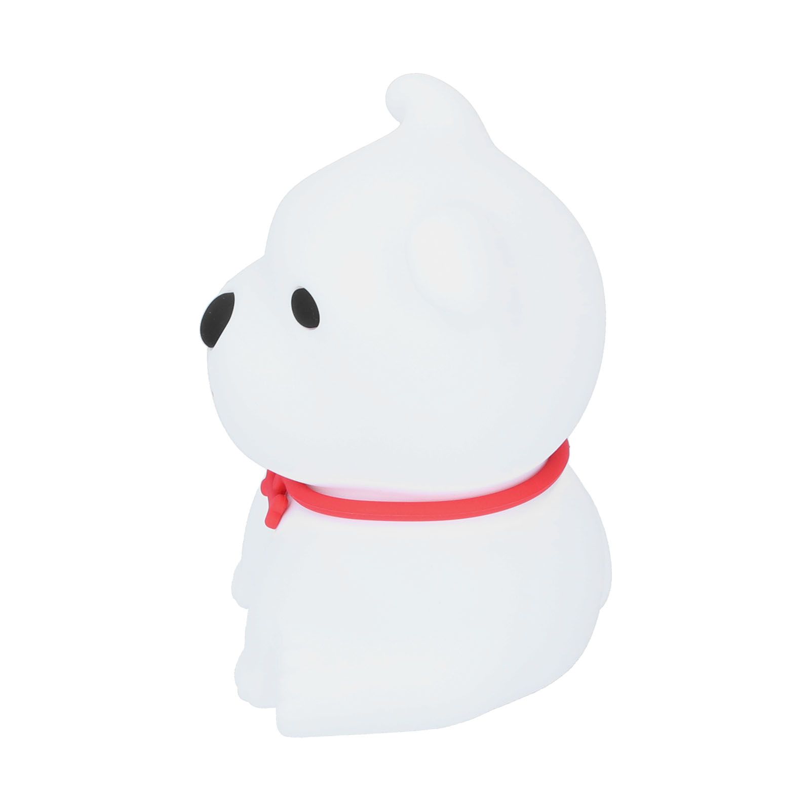 Cute Dog Shaped Silicone Small Night Light USB Bedside Lamp 1.5W for Bedroom view 6