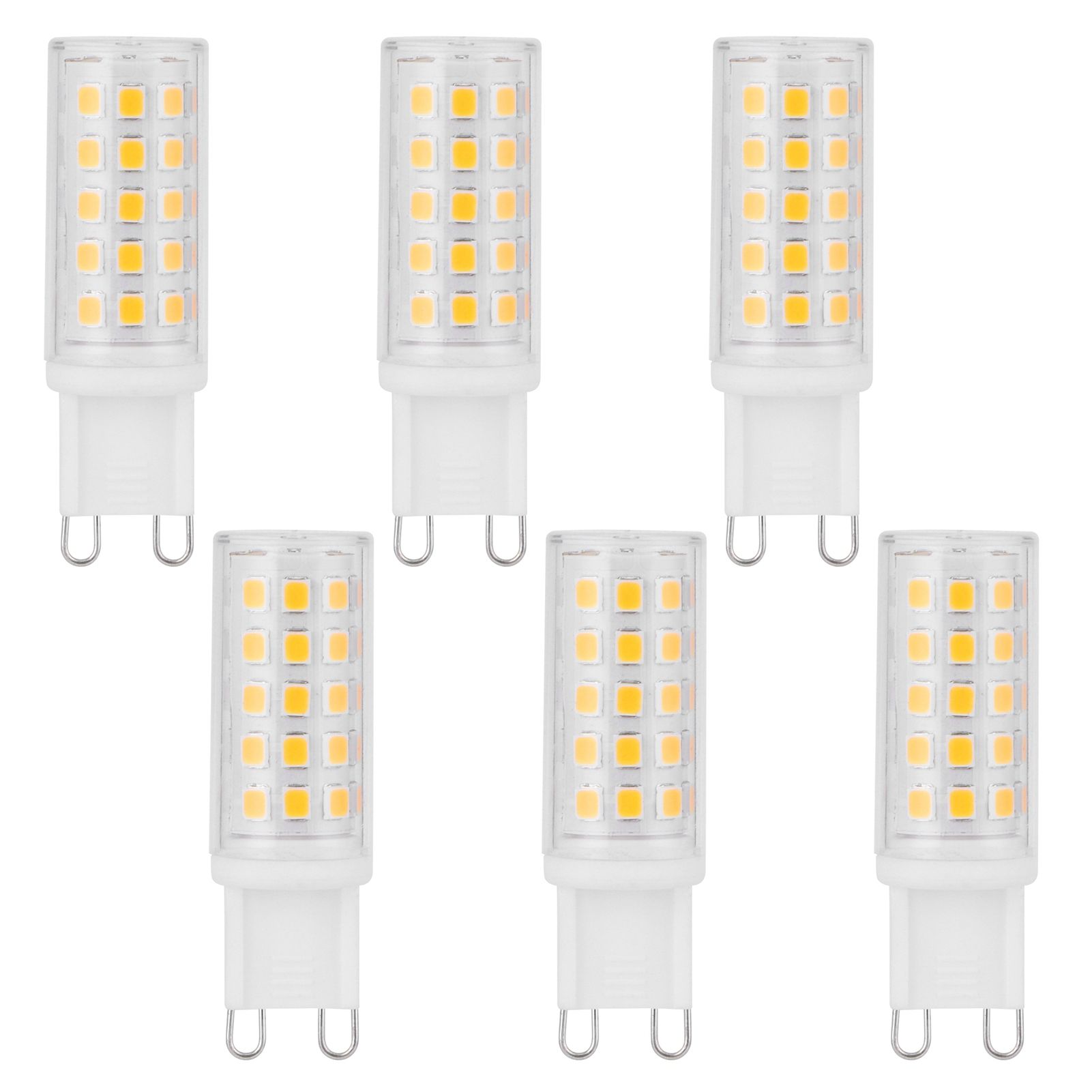 10PCS G9 Base LED Light Bulb 4W 54LED BiPin Bulb for Chandelier Wall Lamp view 10