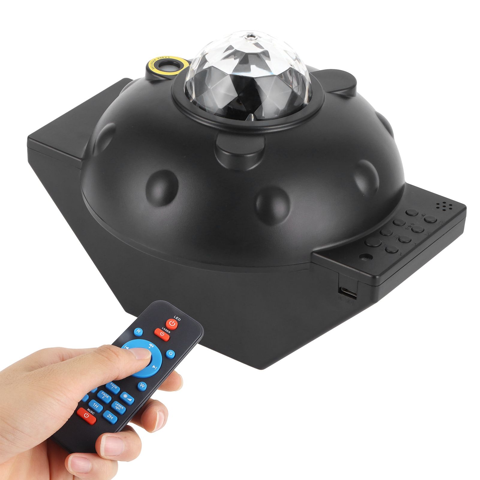 Bluetooth Projector Lamp MultiFunction Remote Control Timing USB Light for view 6