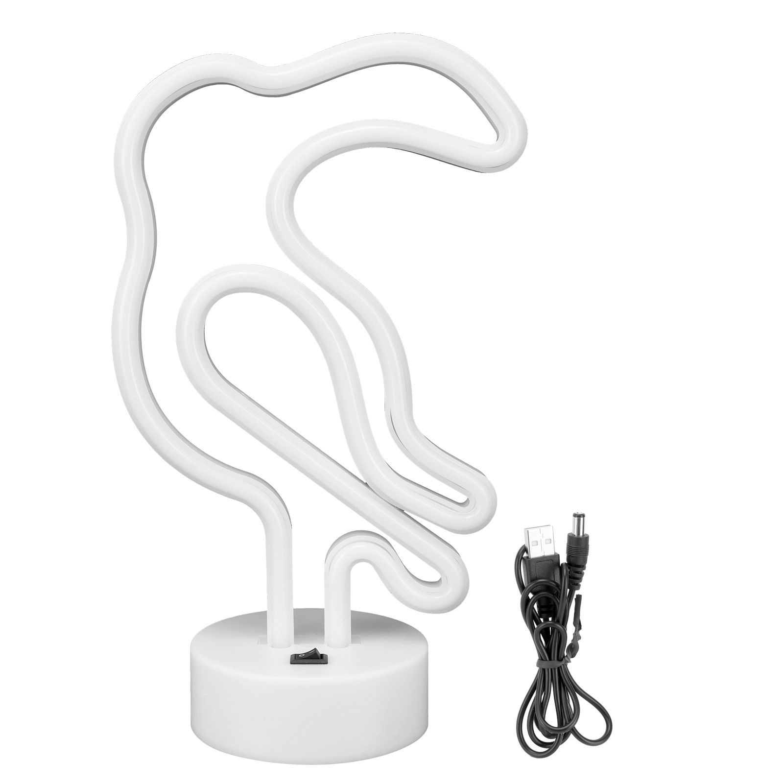 LED Neon Light Colorful Bird Shape Night Light for Home Wedding Party Decor view 2