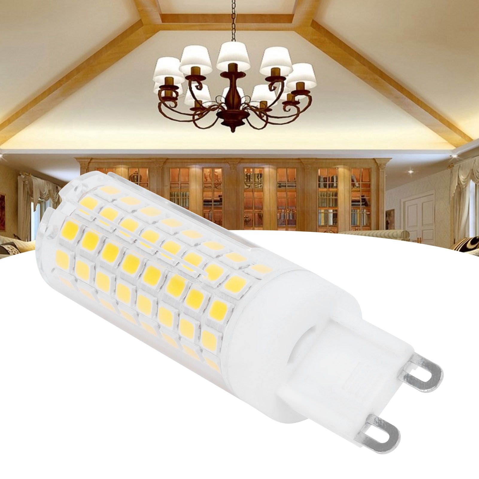 Small LED Corn Light 2835 Ceramic Corn Lamp 110V Dimming 10W Highlight Light view 12