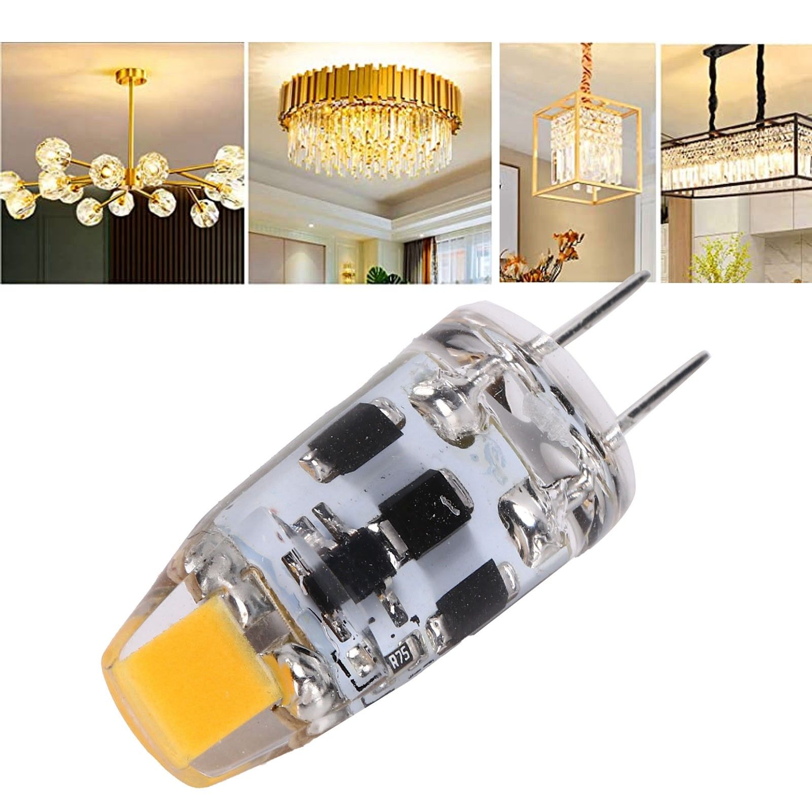 G4 Bulb 2W 200LM 360° Dimming Silicone BiPin LED Bulb for Home Office AC DC view 12