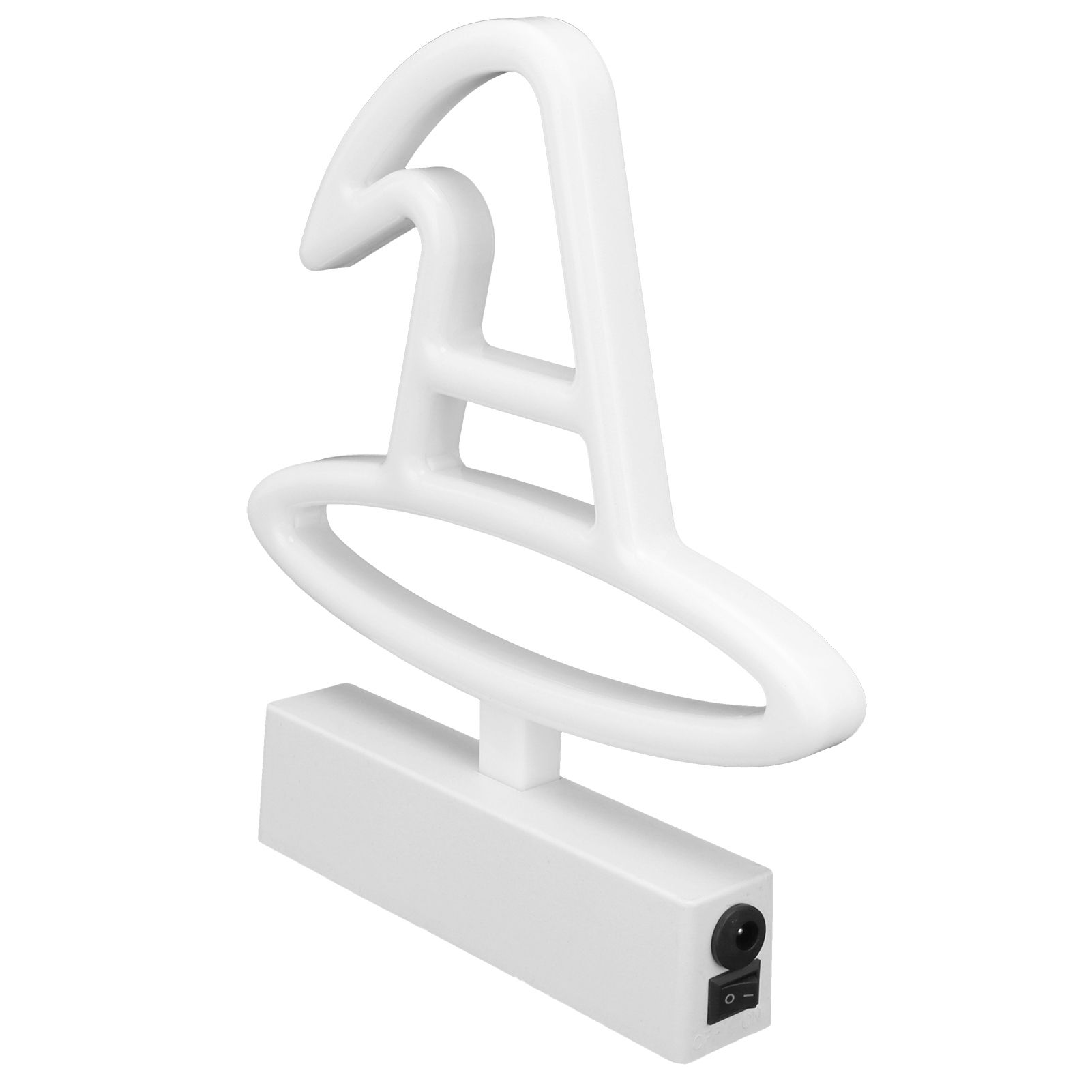 Neon Light Plastic Witch Hat Shape USB Battery Powered RGB Light Source view 3