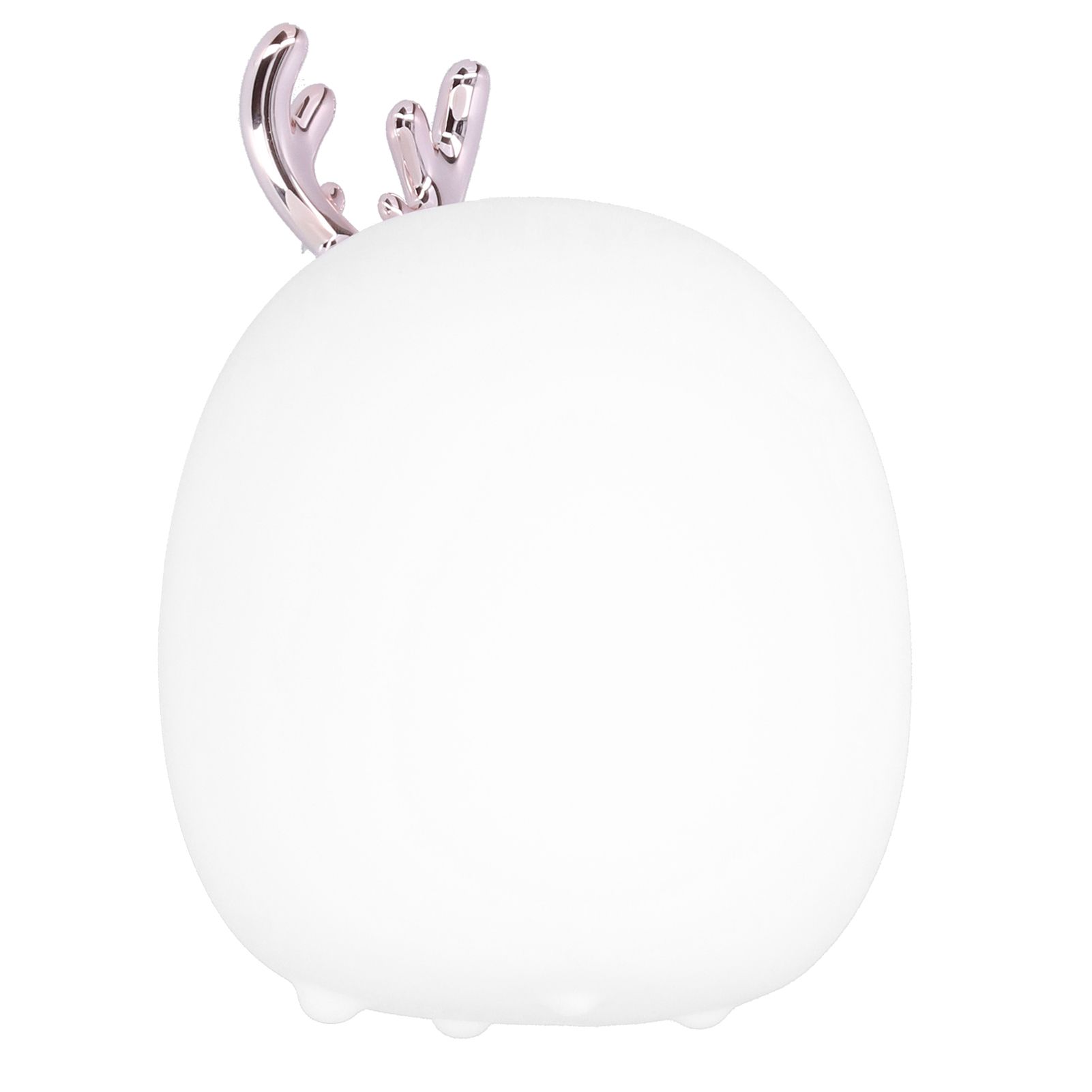 Mini Silicone Lamp Cartoon DeerShape Touch Control LED Night Light USB view 3