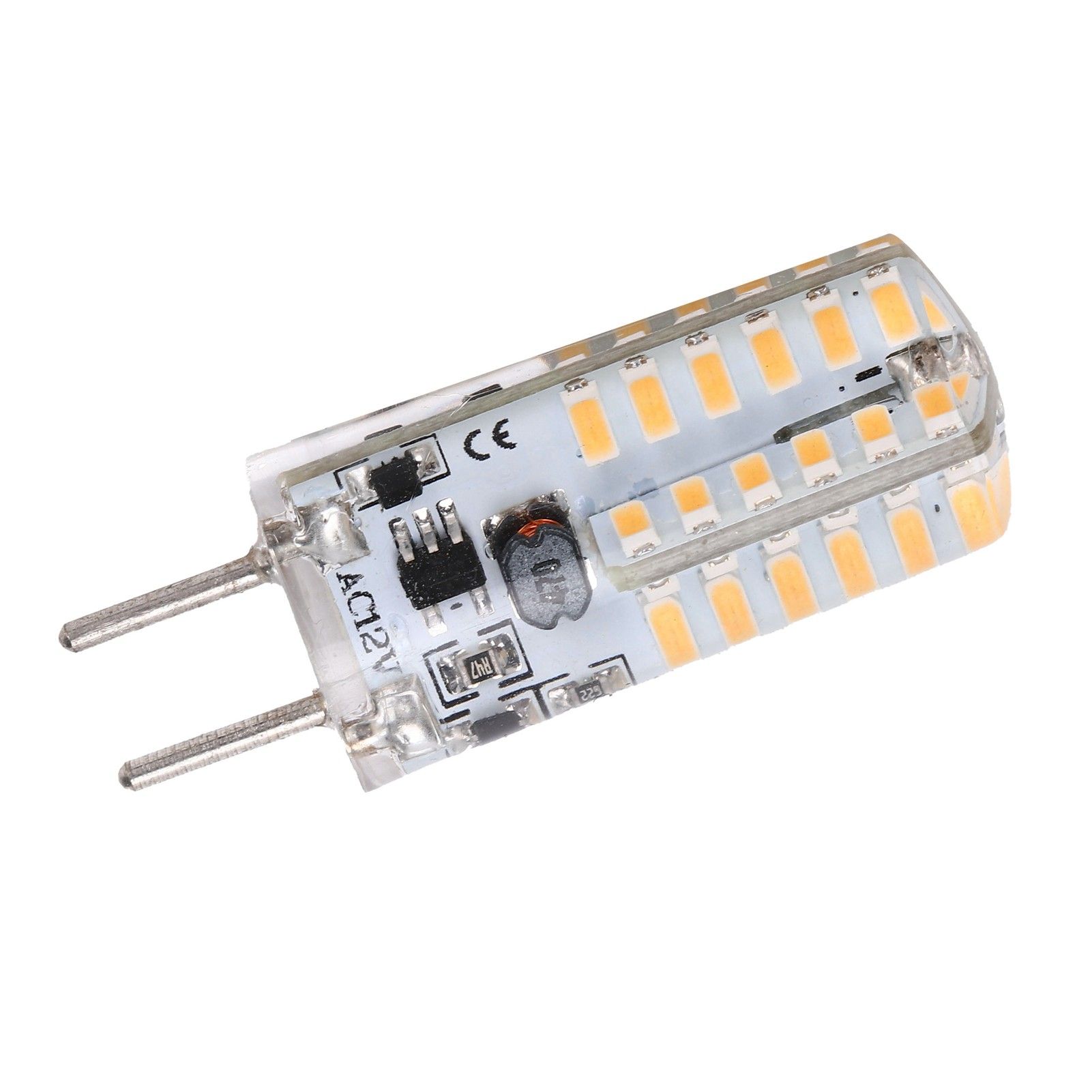 48LED Silicone Bulb 3W 300LM GY6.35 BiPin Bulb AC12V for Chandelier Ceiling view 10